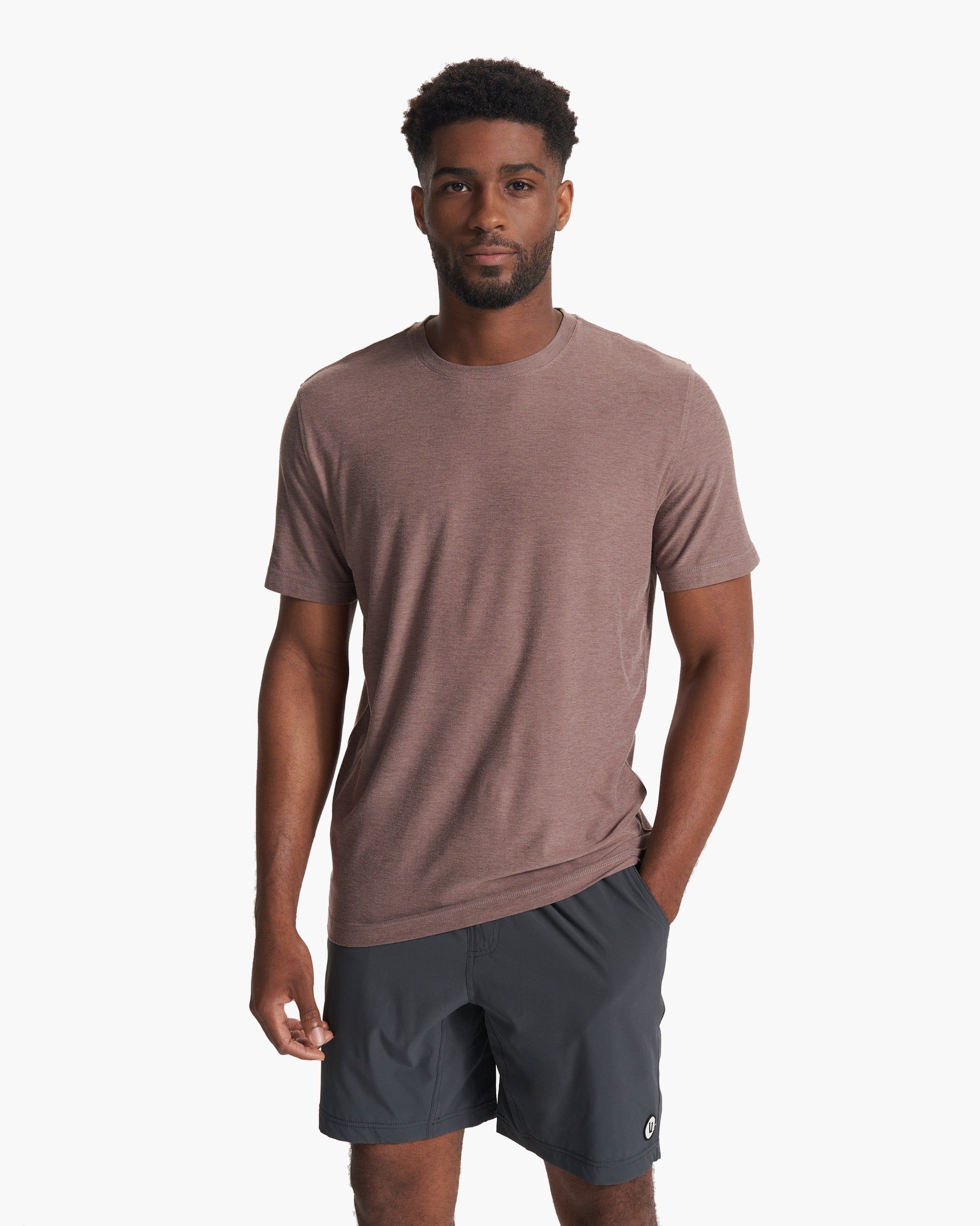 Strato Tech Tee | Hazel Heather sold by Vuori product image thumbnail 2