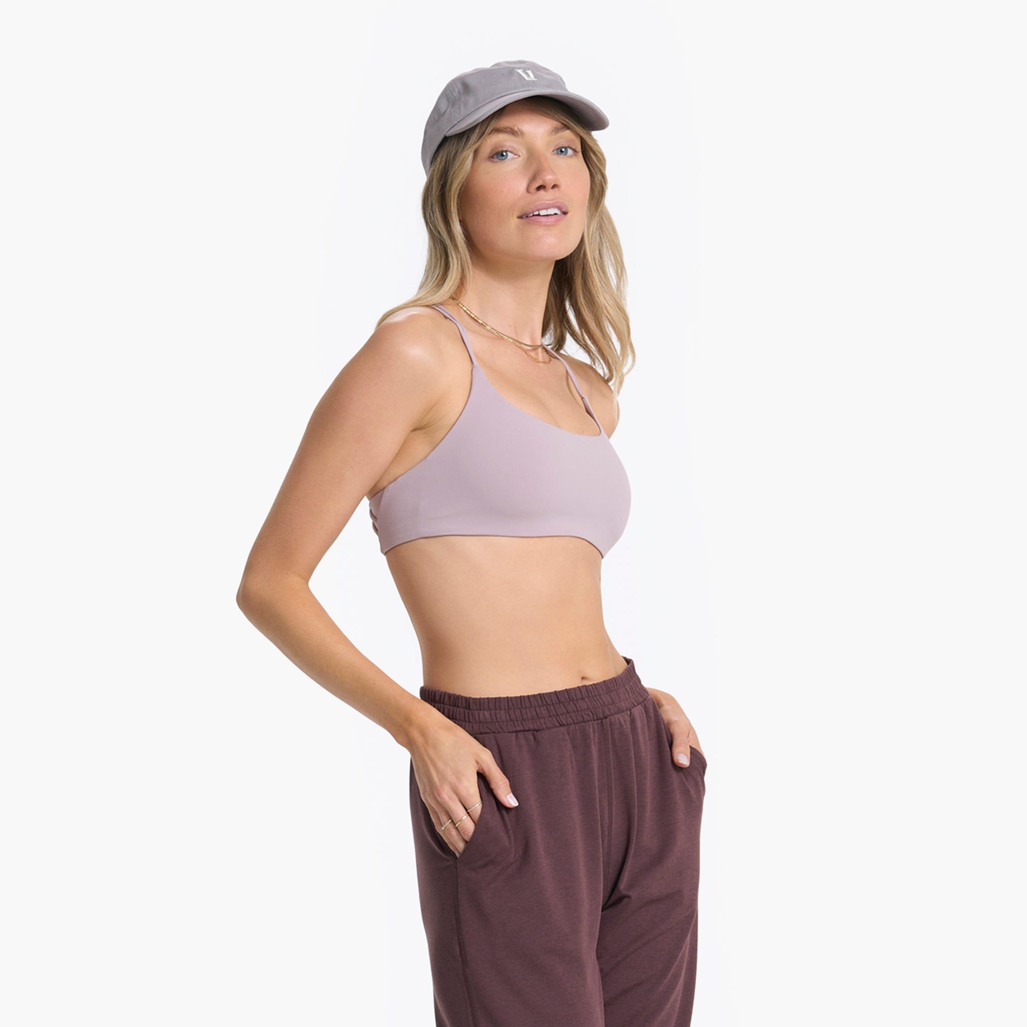 Tempo Bra | Umber sold by Vuori product image thumbnail 3