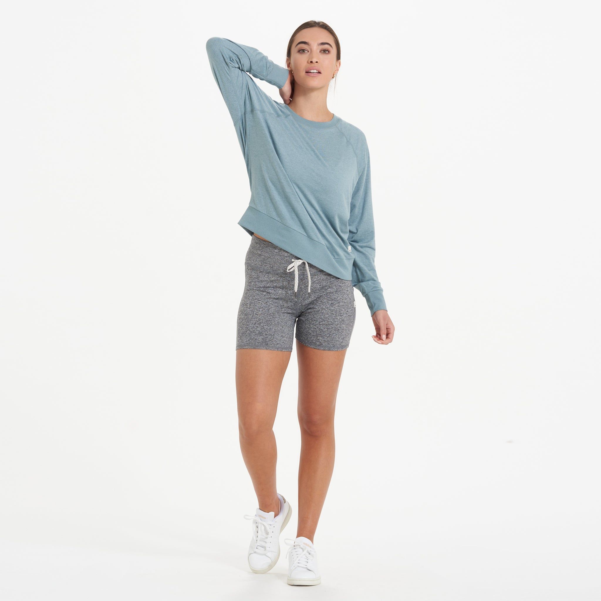 Long-Sleeve Halo Crew | Shade Heather sold by Vuori product image thumbnail 5