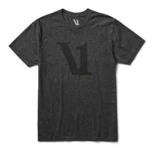 V1 Logo Tee | Charcoal Heather sold by Vuori