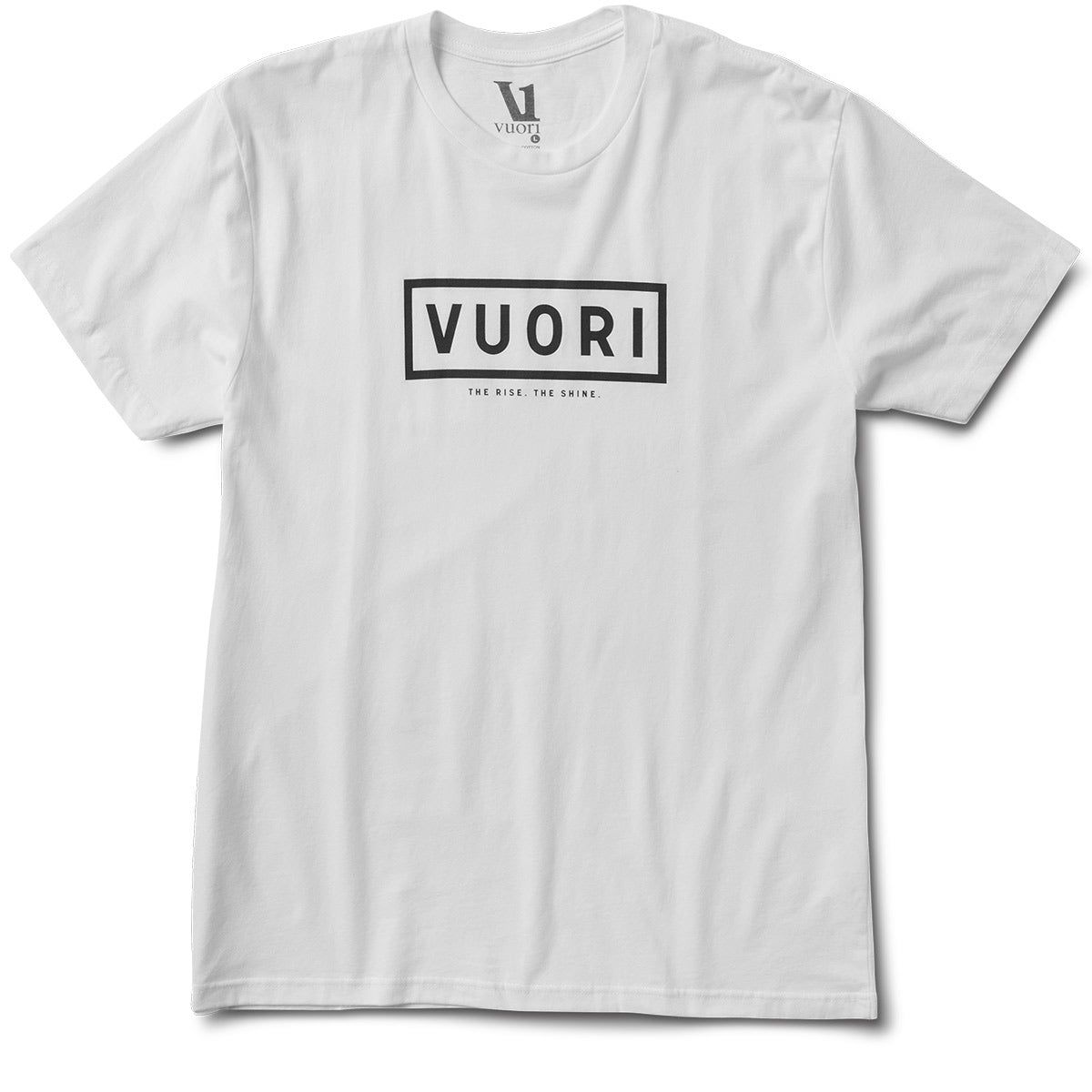 Boxed Vuori Tee | Solid White sold by Vuori