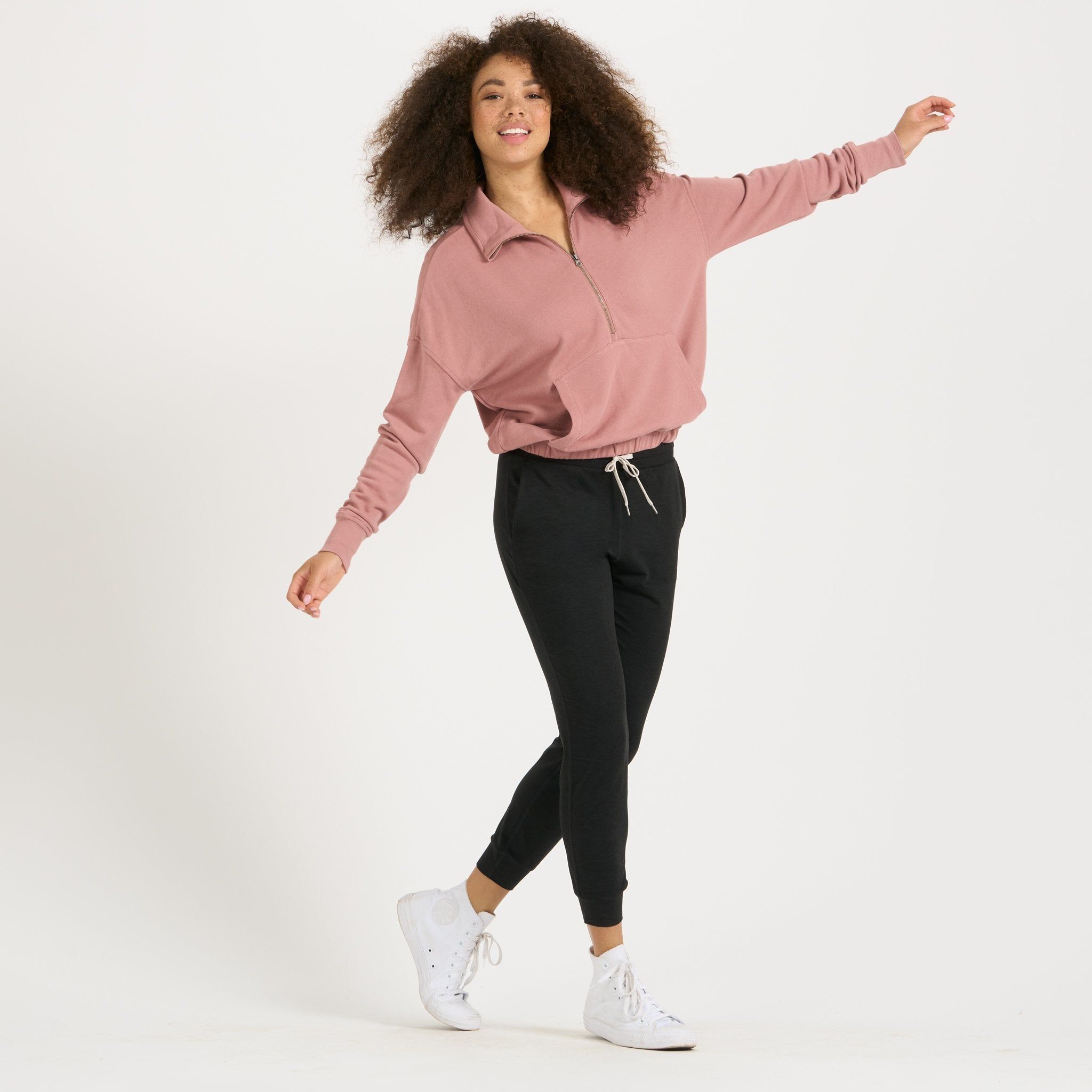 Sunnyside Half Zip | Burnt Clay sold by Vuori product image thumbnail 4