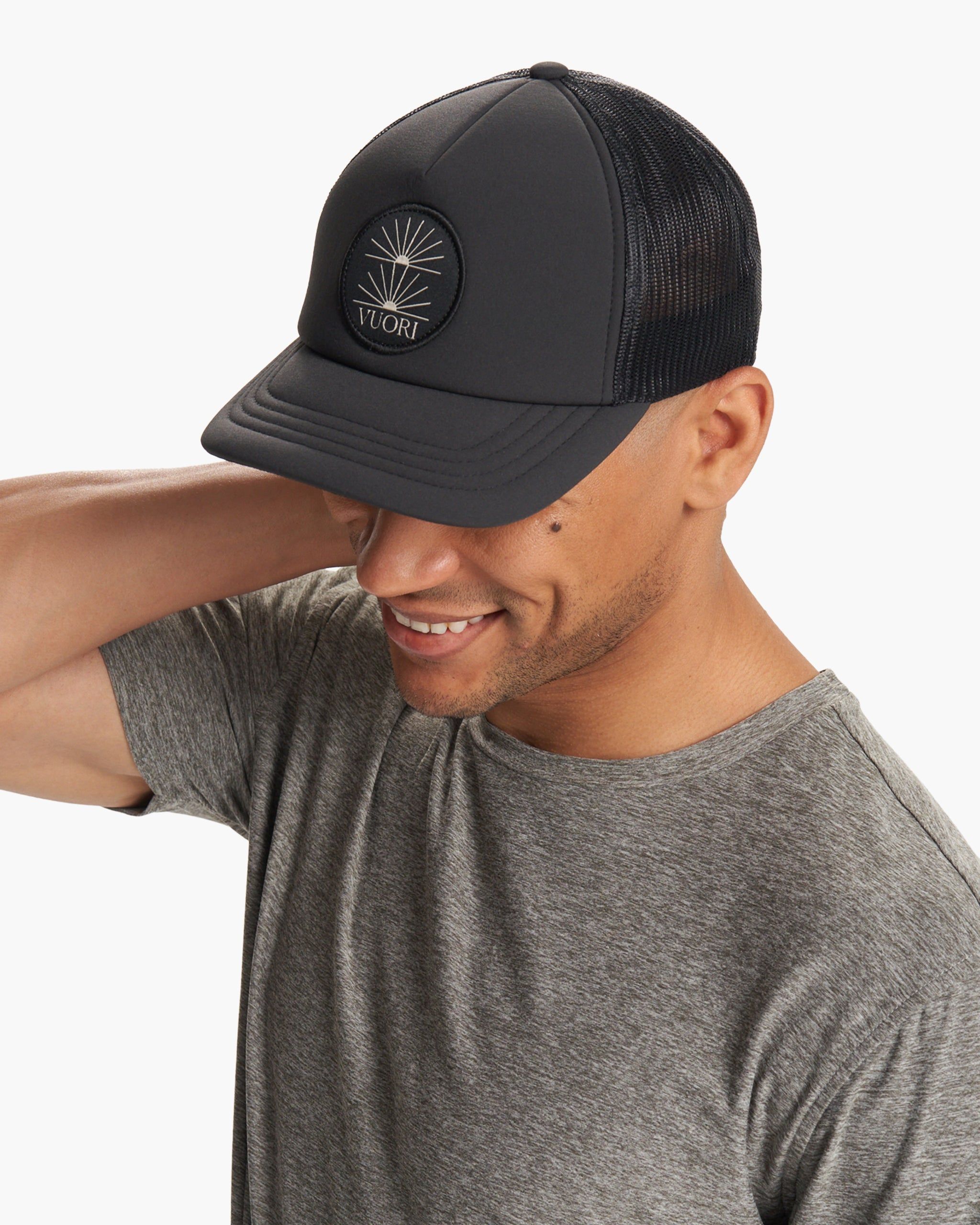 Light & Space Foam Trucker | Black sold by Vuori product image thumbnail 3