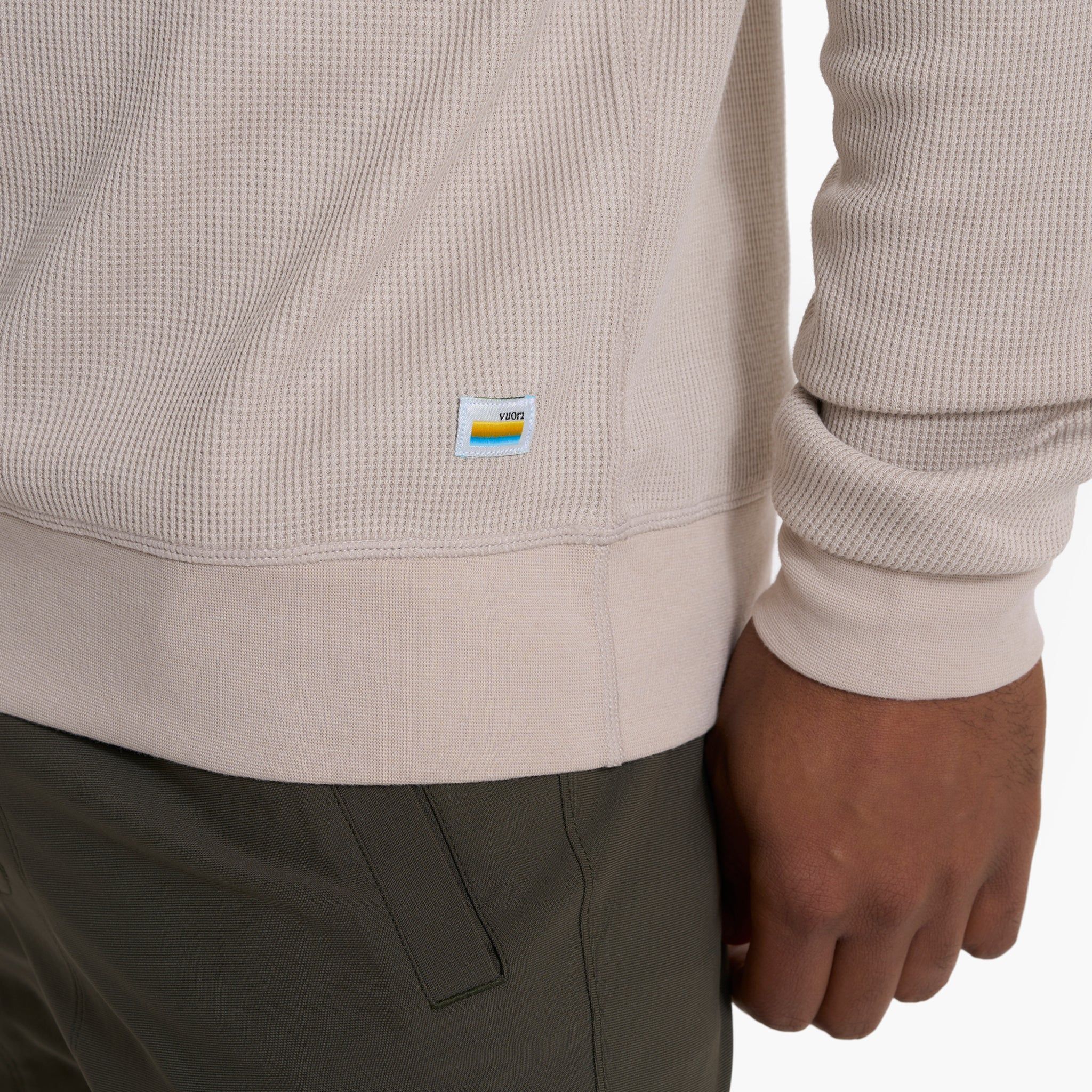 Waffle Hoodie | Dark Salt sold by Vuori product image thumbnail 6