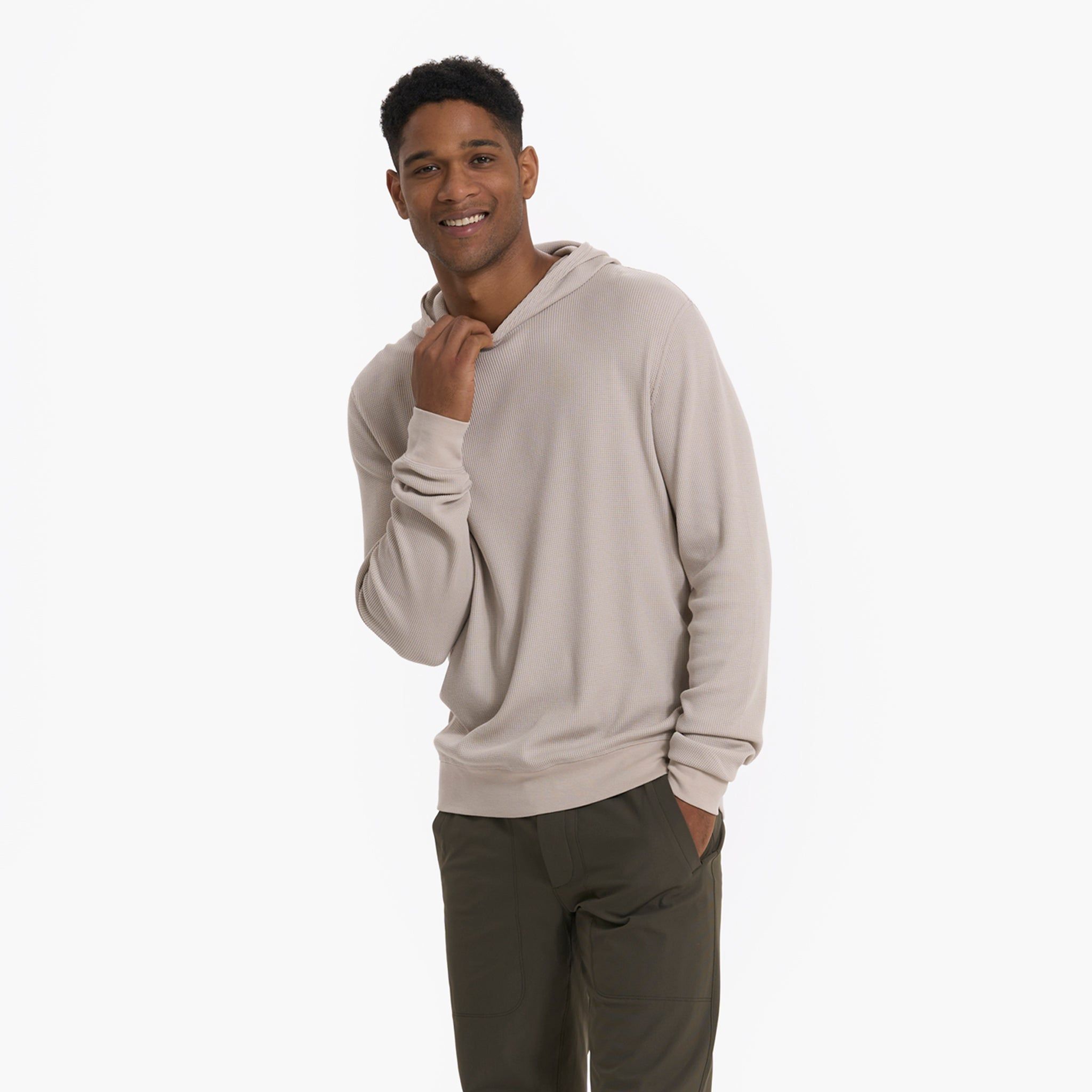 Waffle Hoodie | Dark Salt sold by Vuori product image thumbnail 2