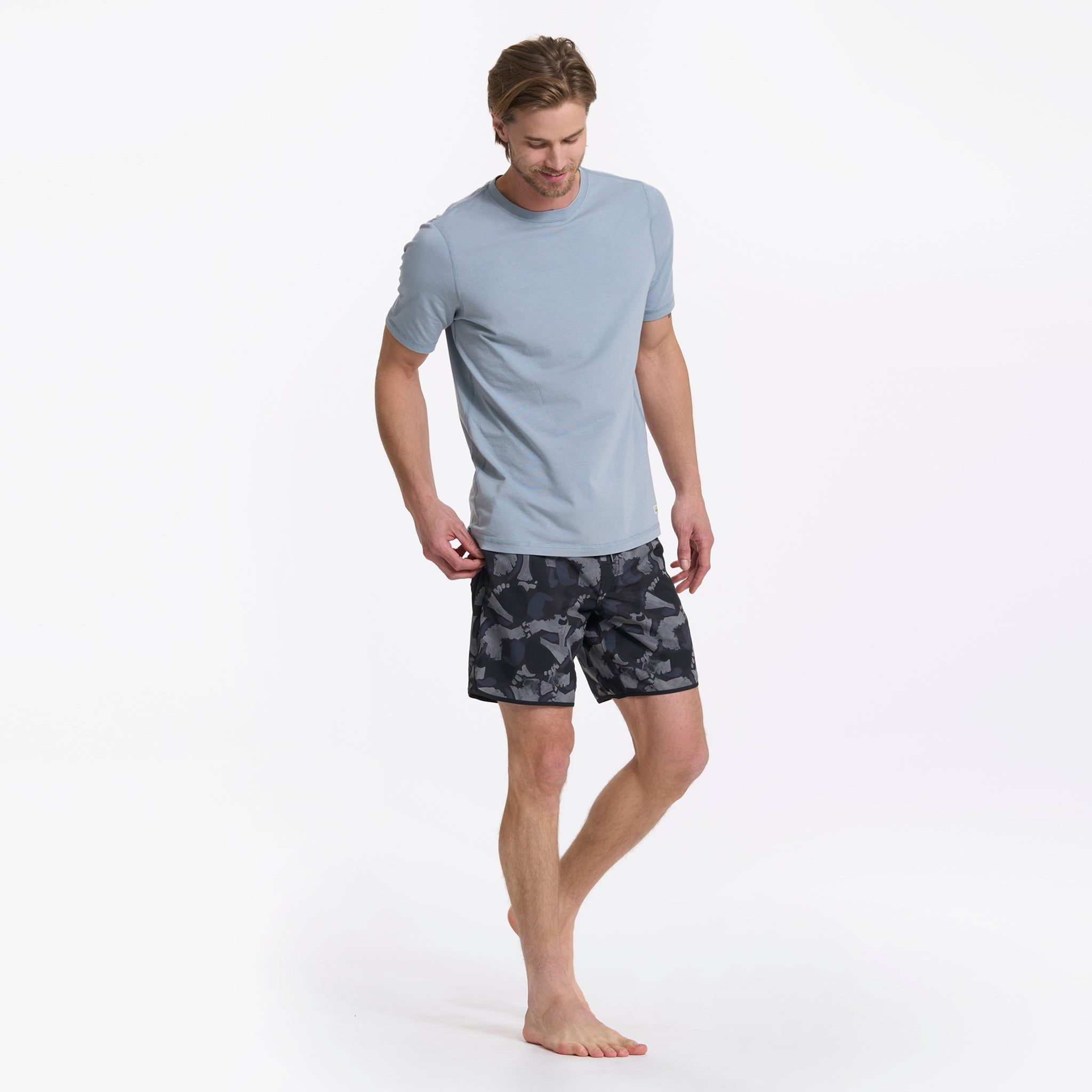 Tuvalu Tee | Light Cloud sold by Vuori product image thumbnail 5