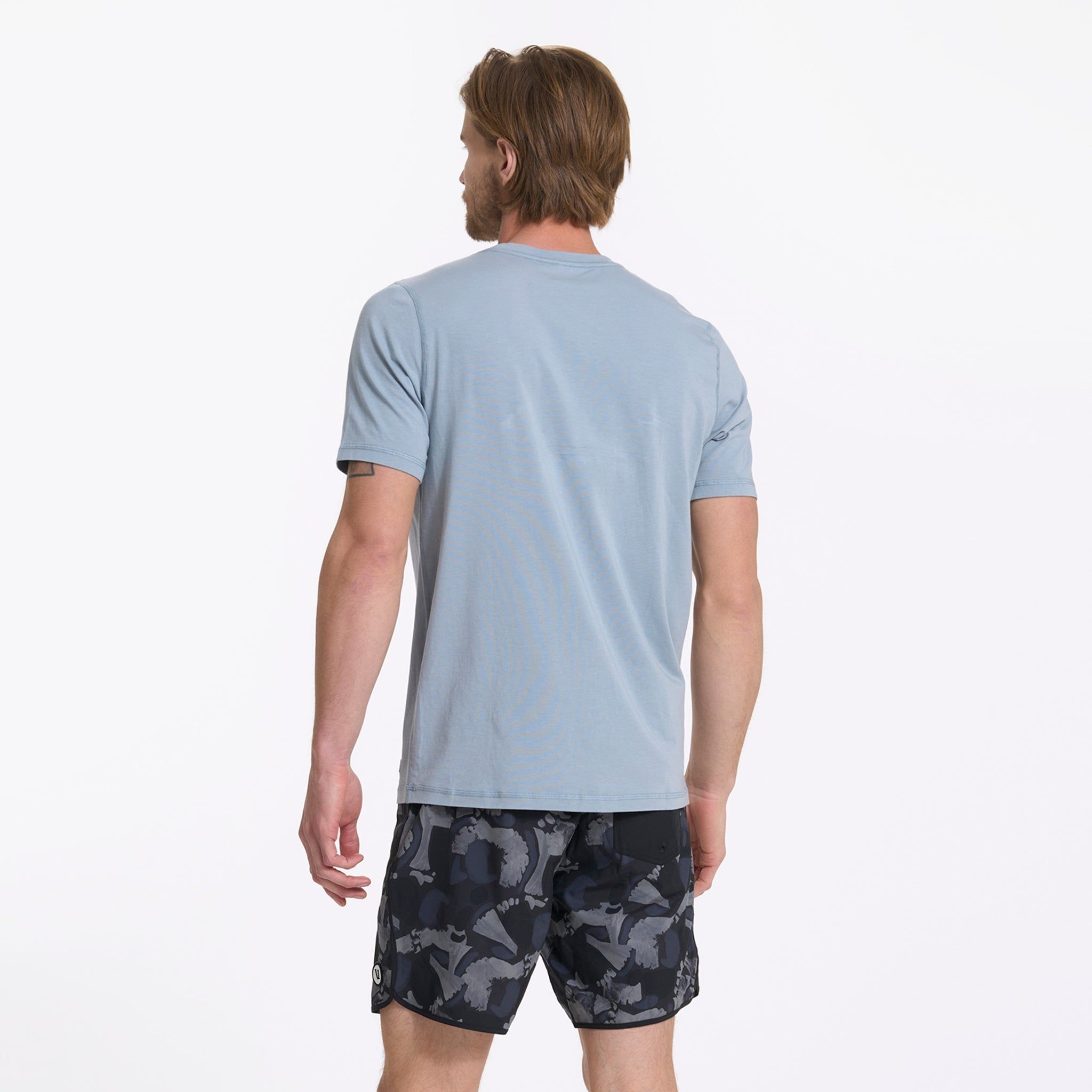 Tuvalu Tee | Light Cloud sold by Vuori product image thumbnail 4