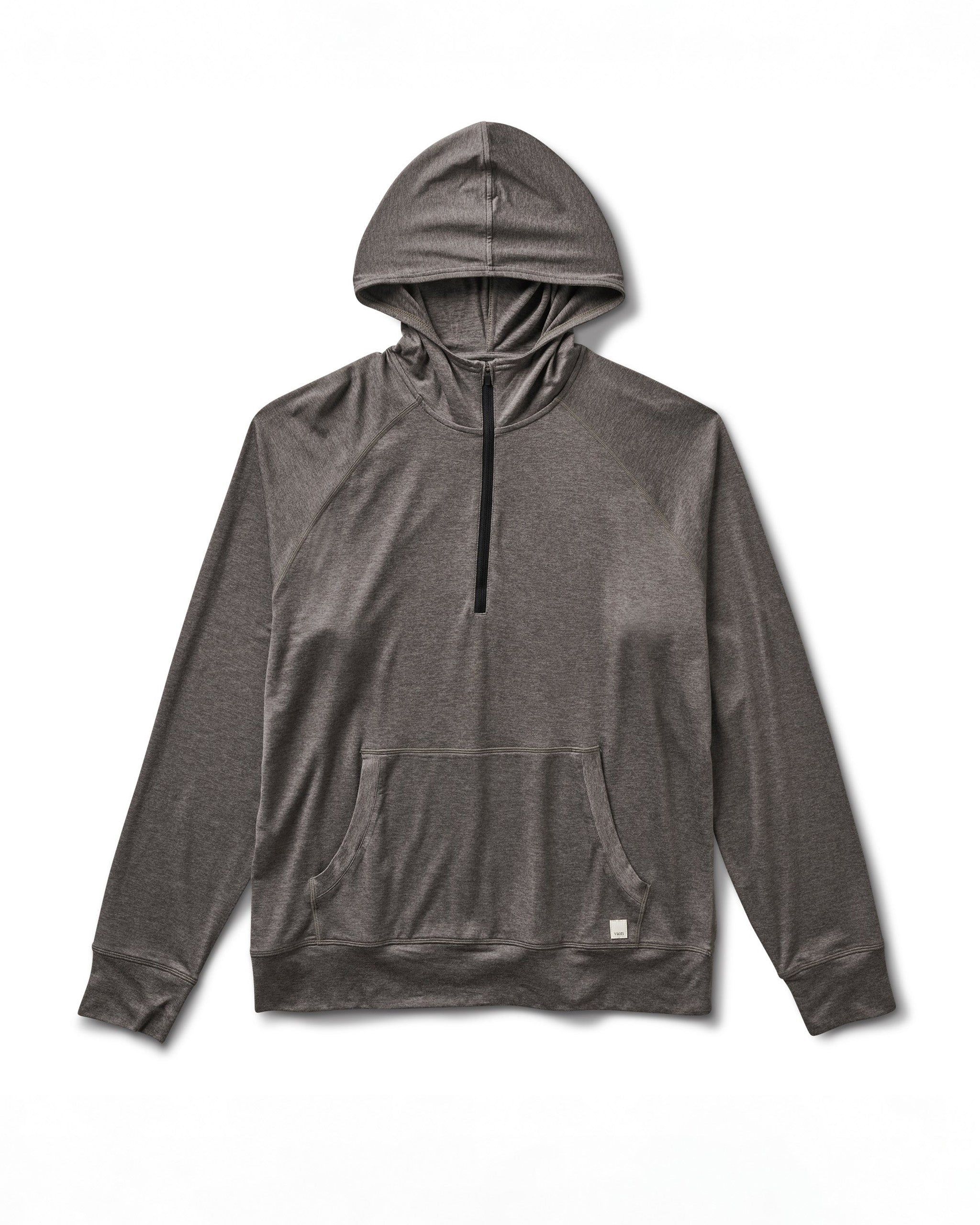 Ponto Performance Half Zip Hoodie | Smoke Heather sold by Vuori
