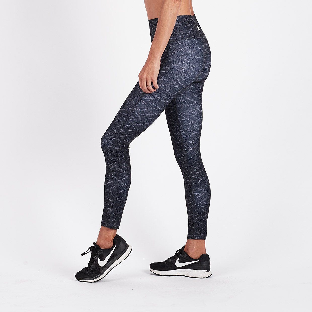 Vibes Mid Rise Legging | Charcoal Wave sold by Vuori product image thumbnail 2