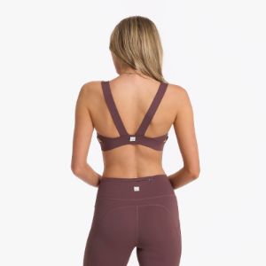 Stride Bra | Chestnut sold by Vuori
