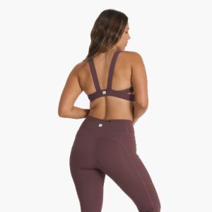 Stride Bra | Chestnut sold by Vuori