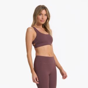 Stride Bra | Chestnut sold by Vuori