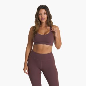 Stride Bra | Chestnut sold by Vuori
