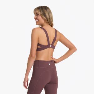 Stride Bra | Chestnut sold by Vuori