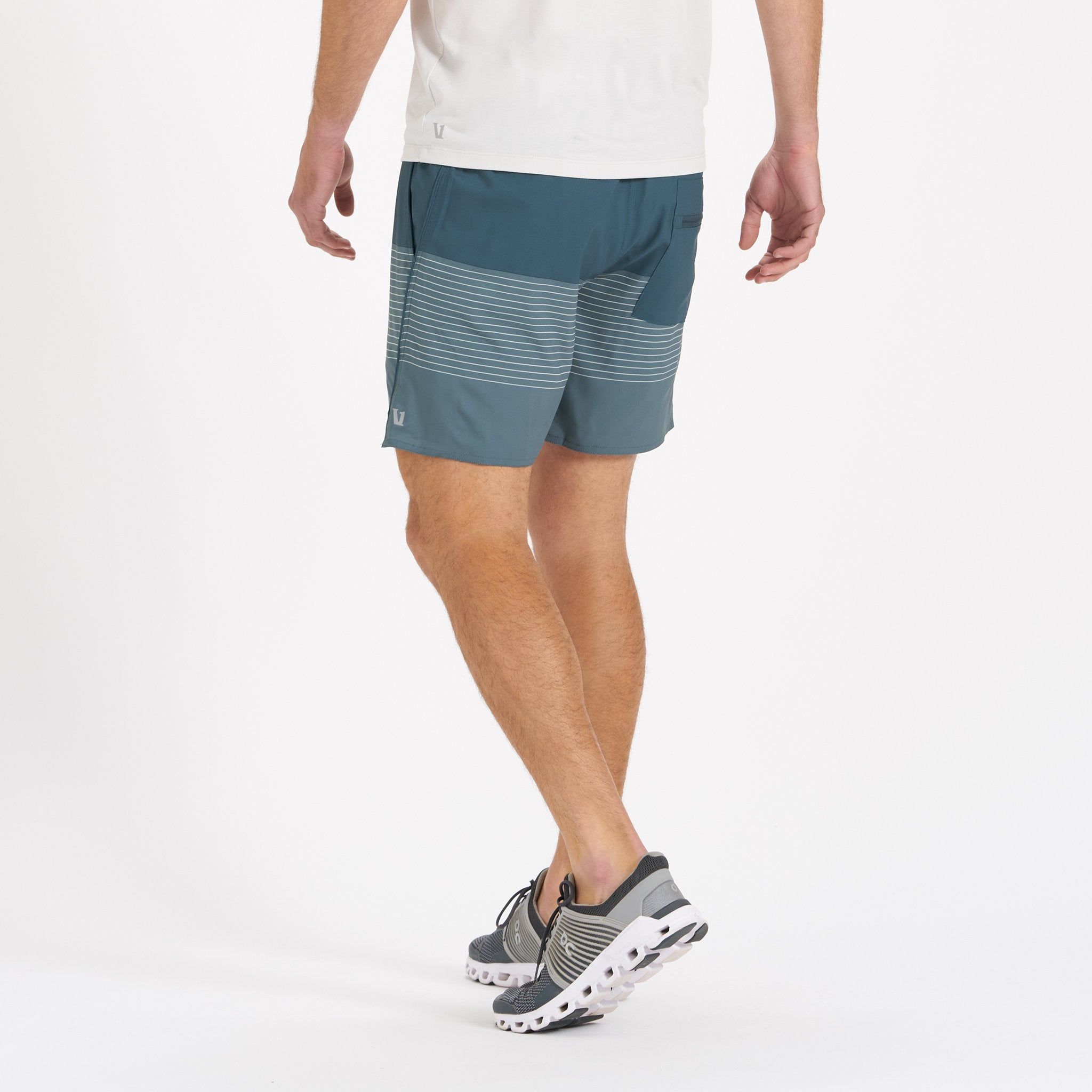 Trail Short | Beryl Stripe sold by Vuori product image thumbnail 4