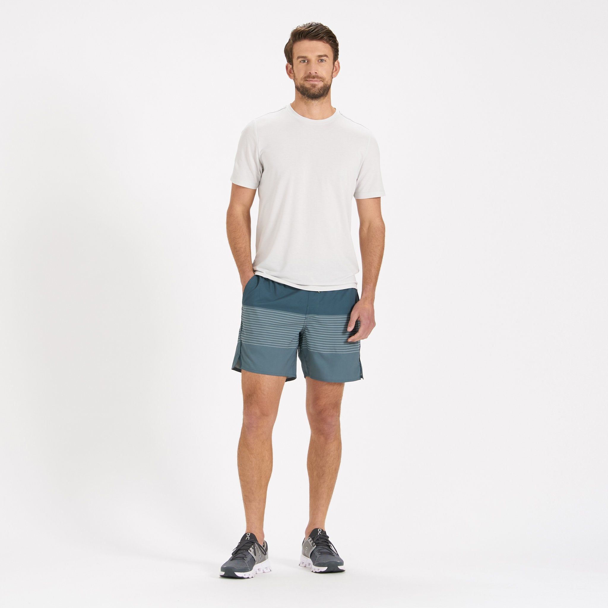 Trail Short | Beryl Stripe sold by Vuori product image thumbnail 5