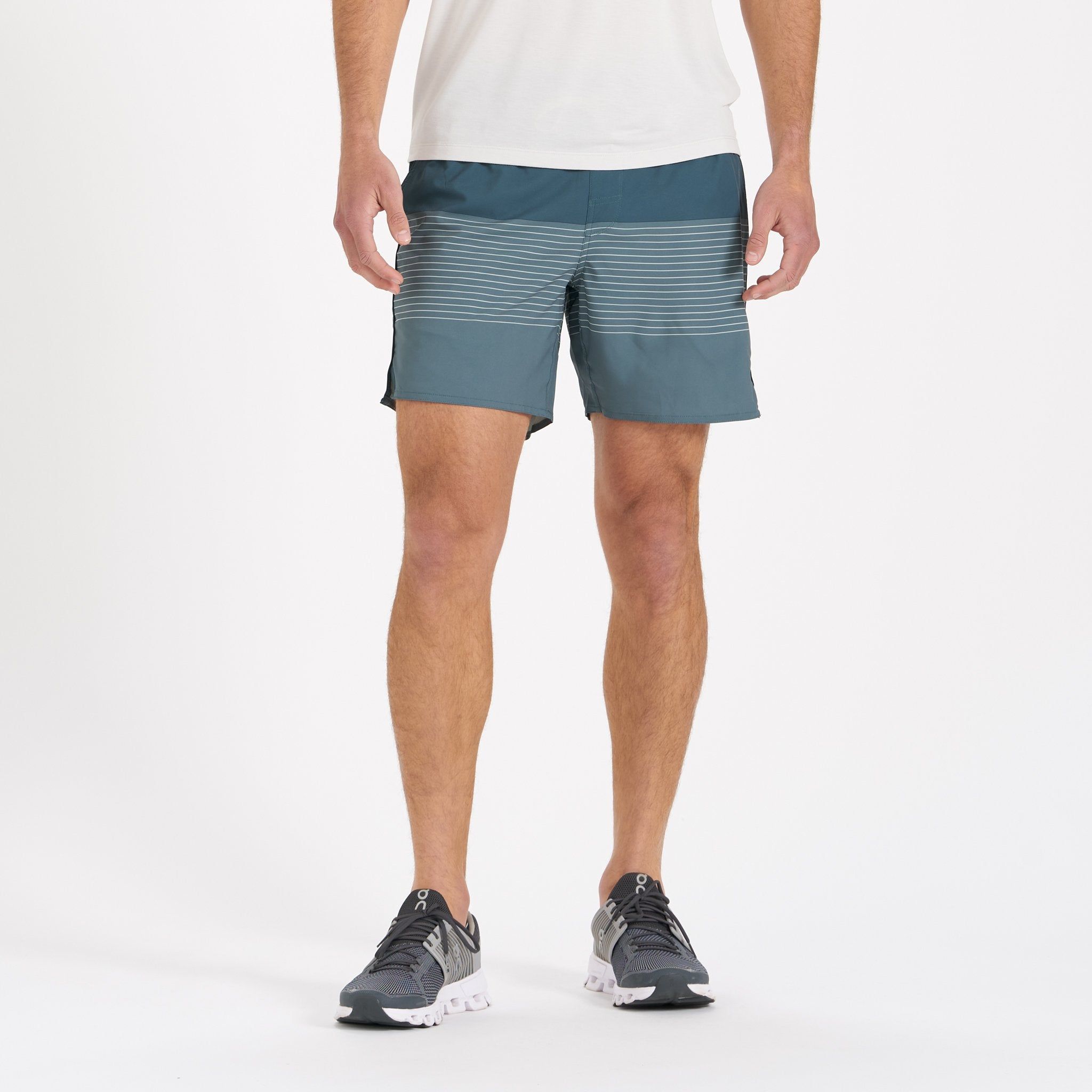 Trail Short | Beryl Stripe sold by Vuori product image thumbnail 2