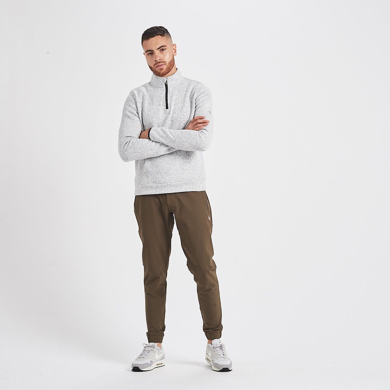 Durango Half Zip | Heather Grey sold by Vuori product image thumbnail 7