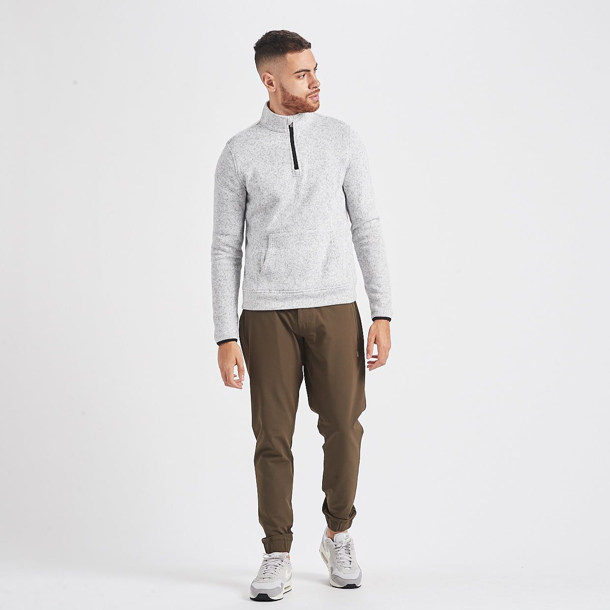 Durango Half Zip | Heather Grey sold by Vuori product image thumbnail 6