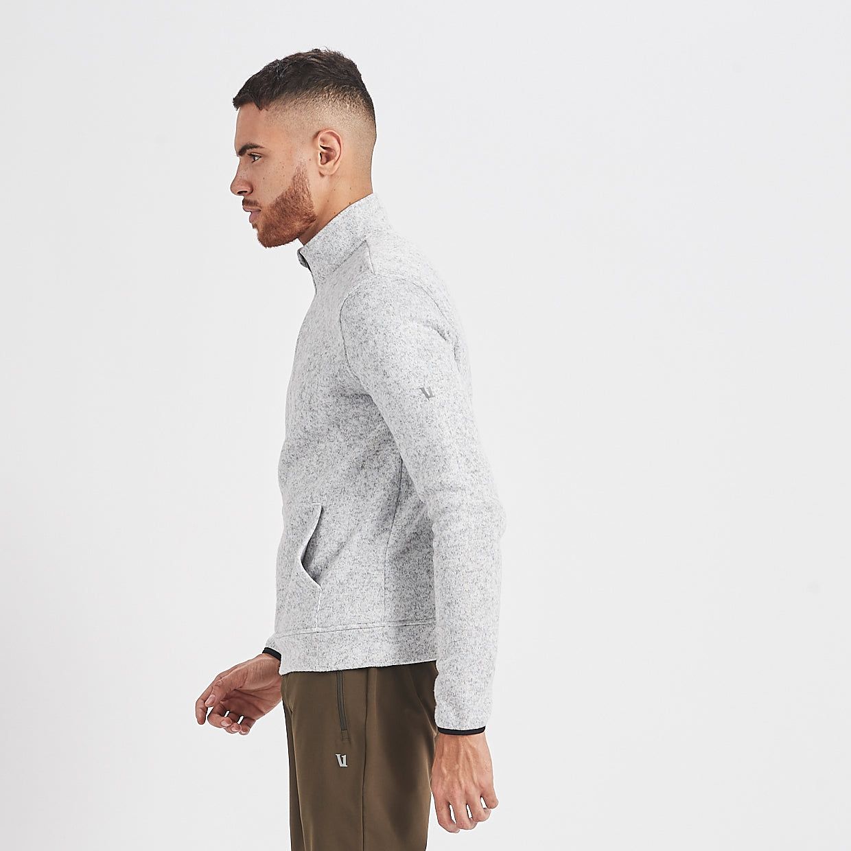 Durango Half Zip | Heather Grey sold by Vuori product image thumbnail 4