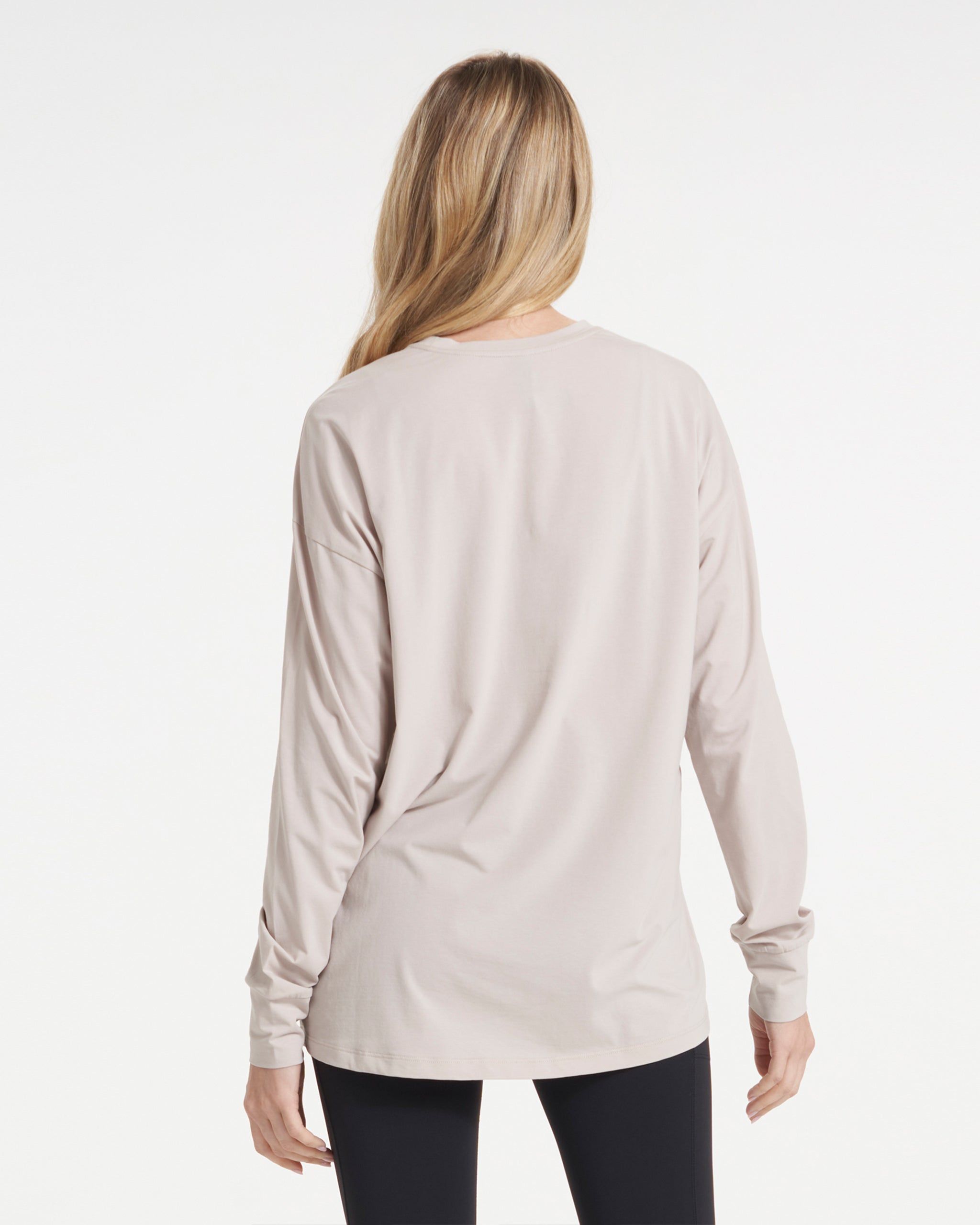 Long-Sleeve Feather Tee | Oyster sold by Vuori product image thumbnail 2