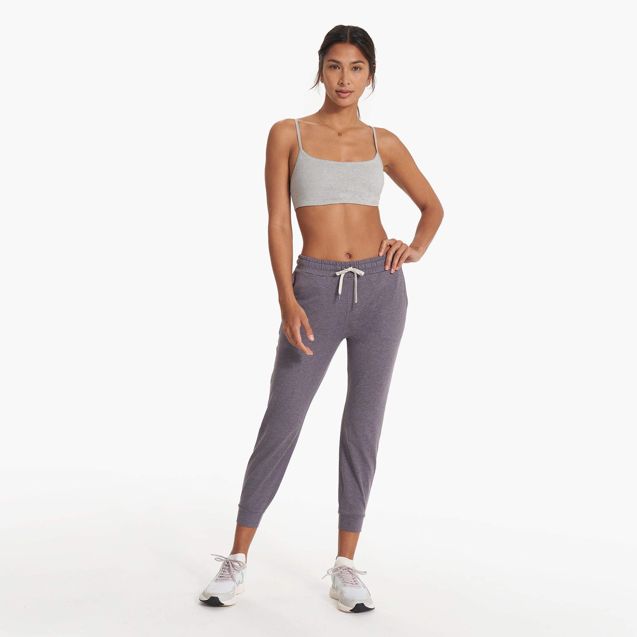 Halo Essential Bra | Pale Grey Heather sold by Vuori product image thumbnail 6