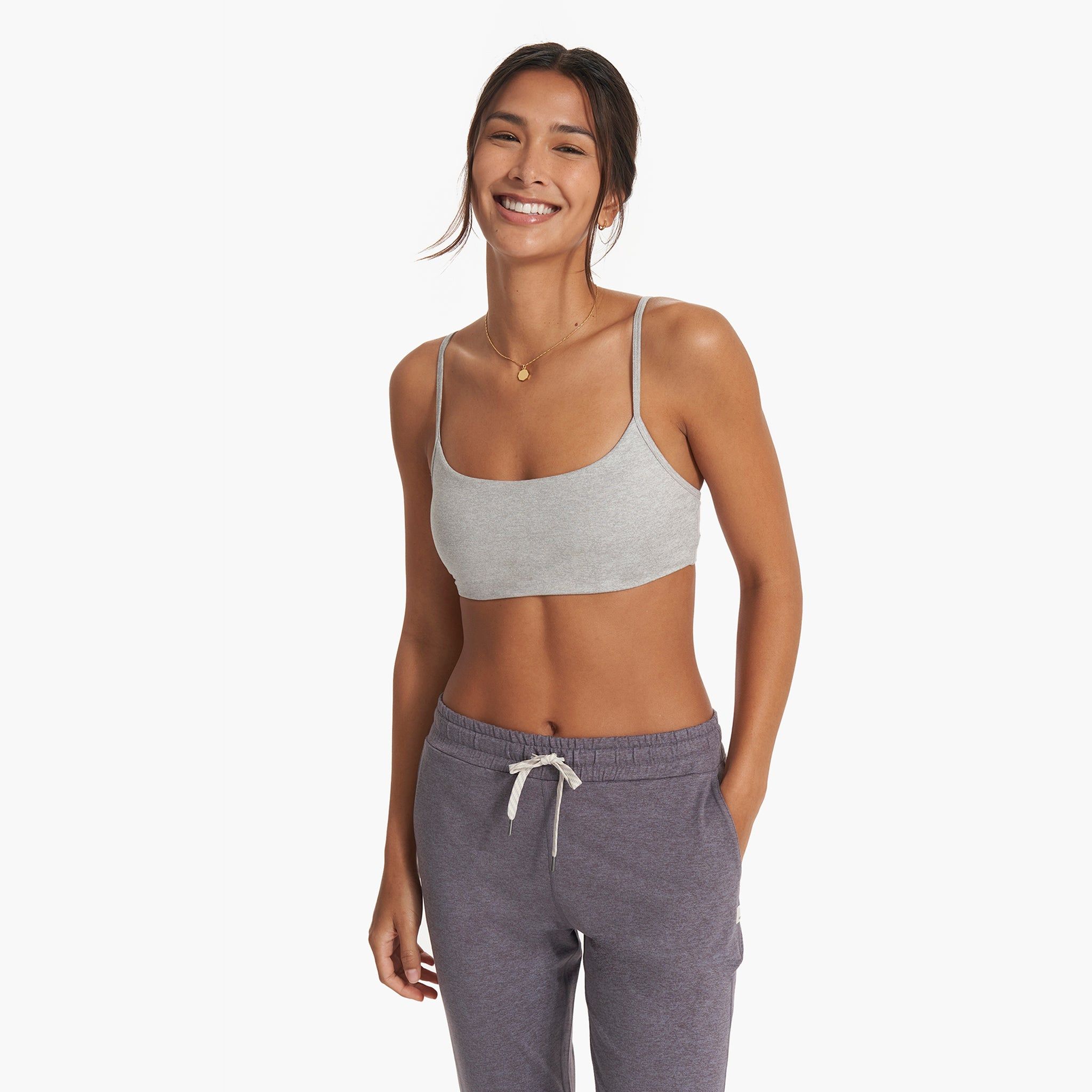 Halo Essential Bra | Pale Grey Heather sold by Vuori product image thumbnail 5