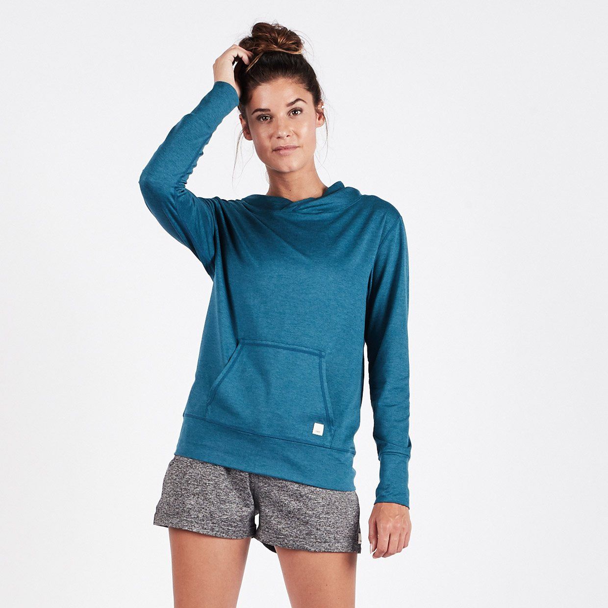 Halo Performance Pullover | Tide Heather sold by Vuori