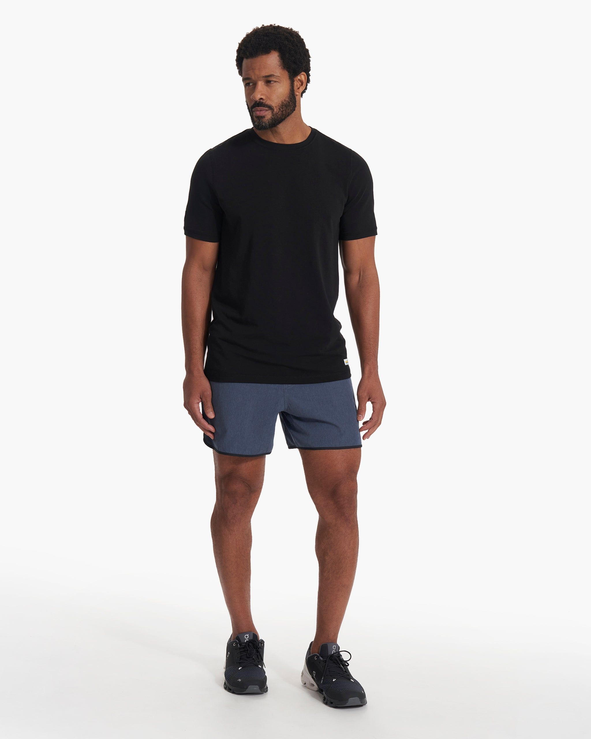 Banks Short 5" | Azure Linen Texture sold by Vuori product image thumbnail 5