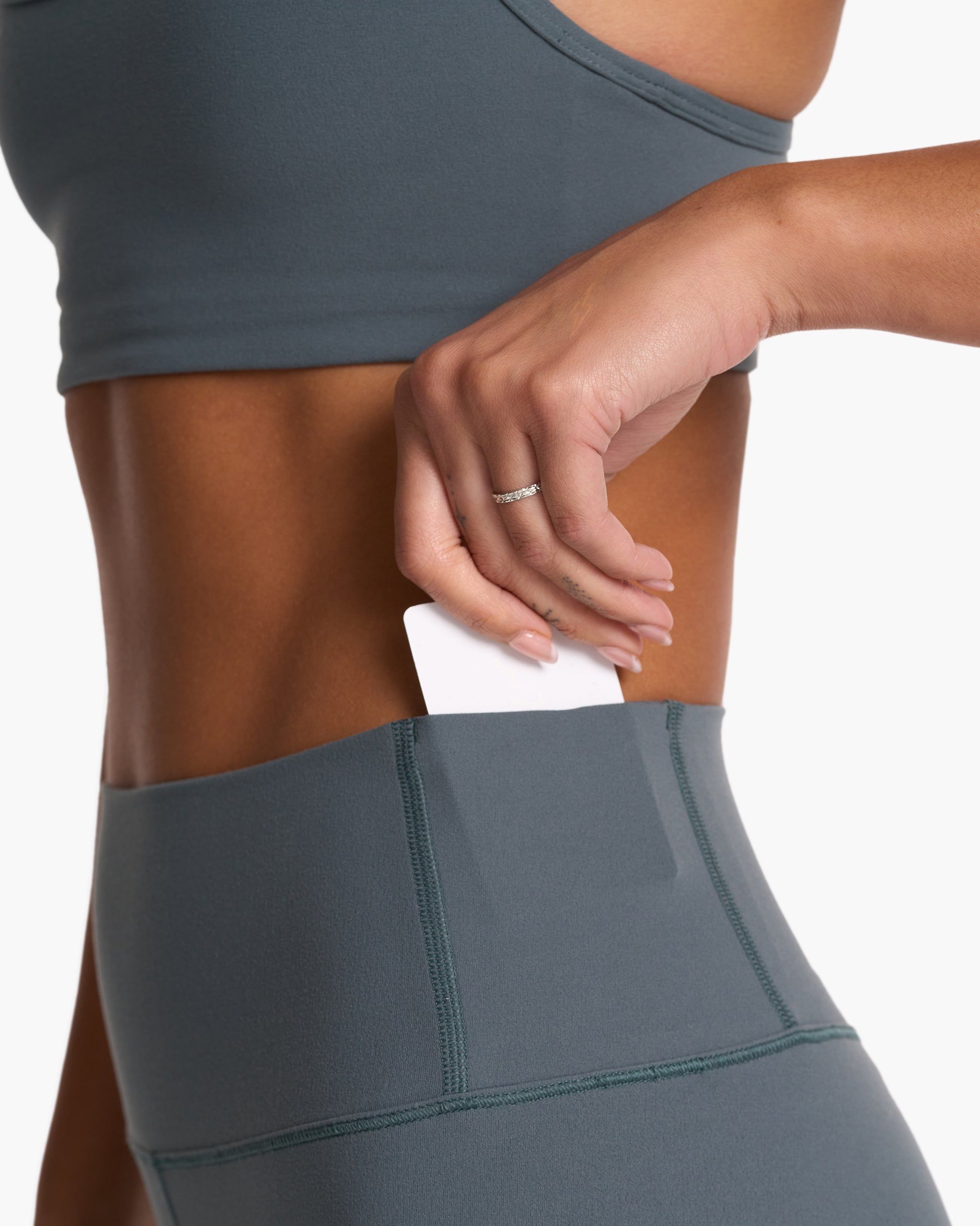 Vuori AllTheFeels™ Legging - Short | Lake sold by Vuori product image thumbnail 3