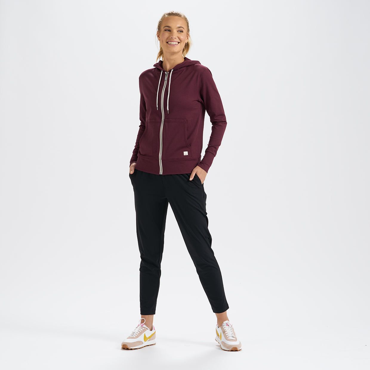 Halo Performance Hoodie | Cerise Heather sold by Vuori product image thumbnail 4