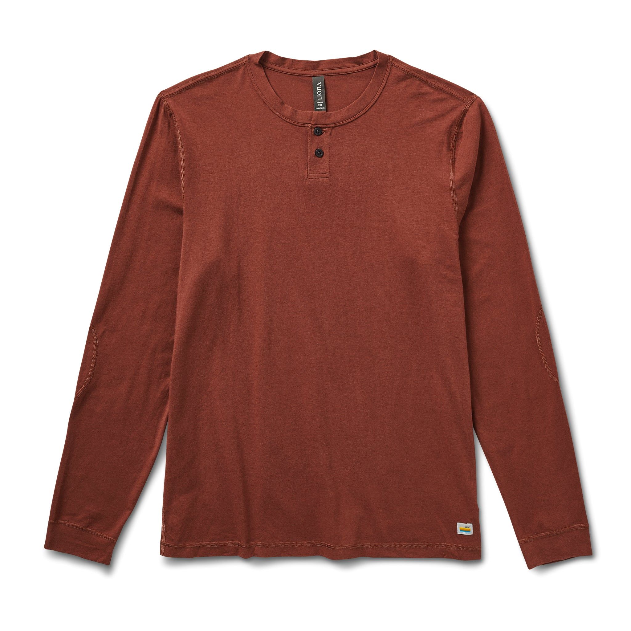 Long-Sleeve Ever Henley | Cedar sold by Vuori