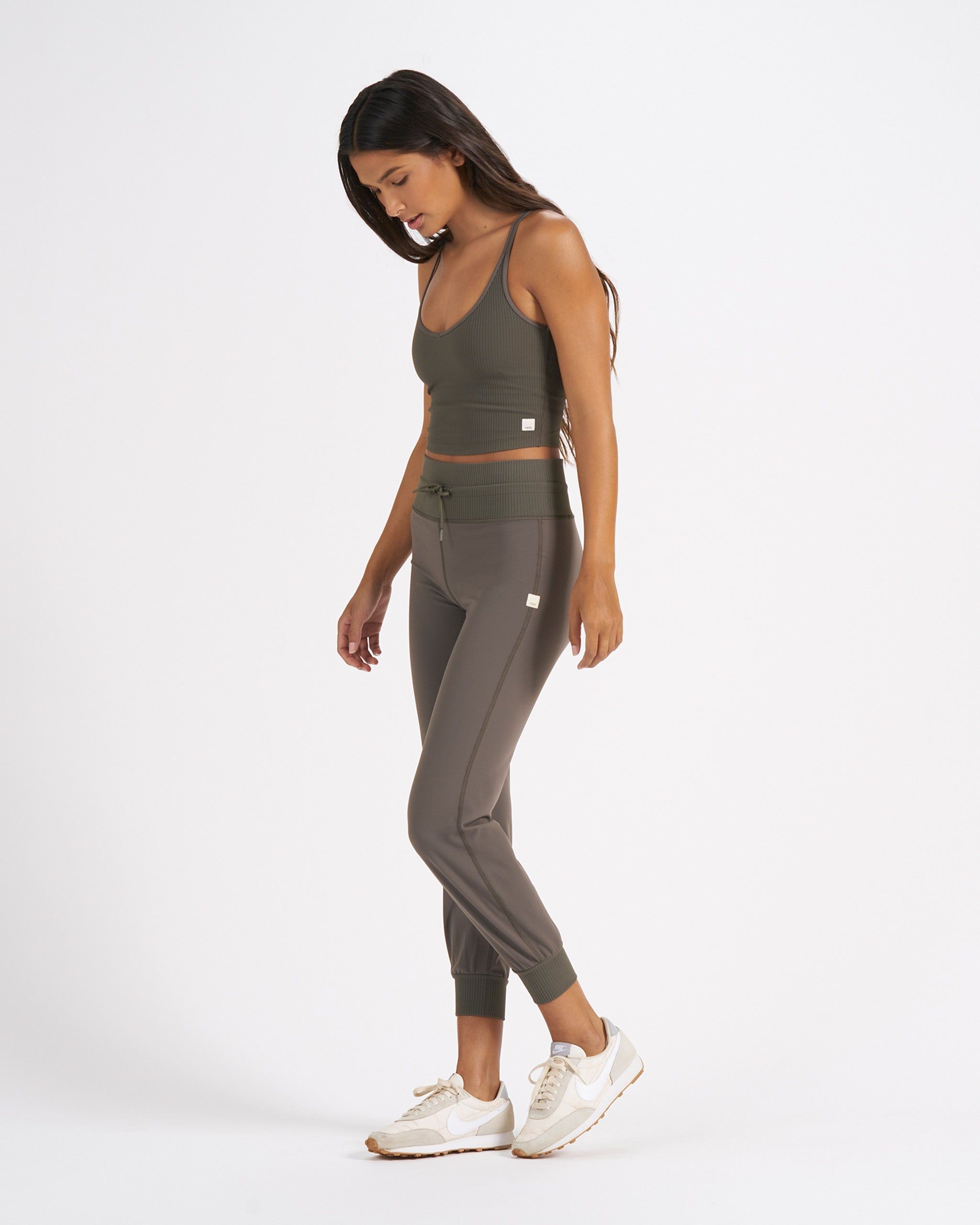 Rib Crop Tank | Oregano sold by Vuori product image thumbnail 4