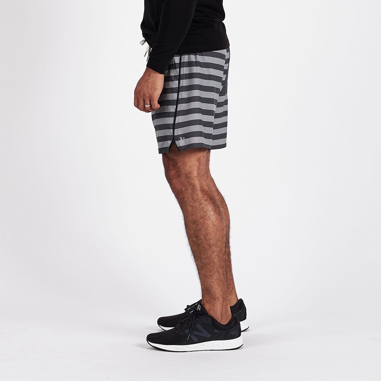 Trail Short | Charcoal Micro Stripe sold by Vuori product image thumbnail 4
