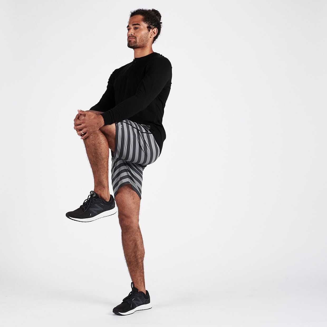 Trail Short | Charcoal Micro Stripe sold by Vuori product image thumbnail 5