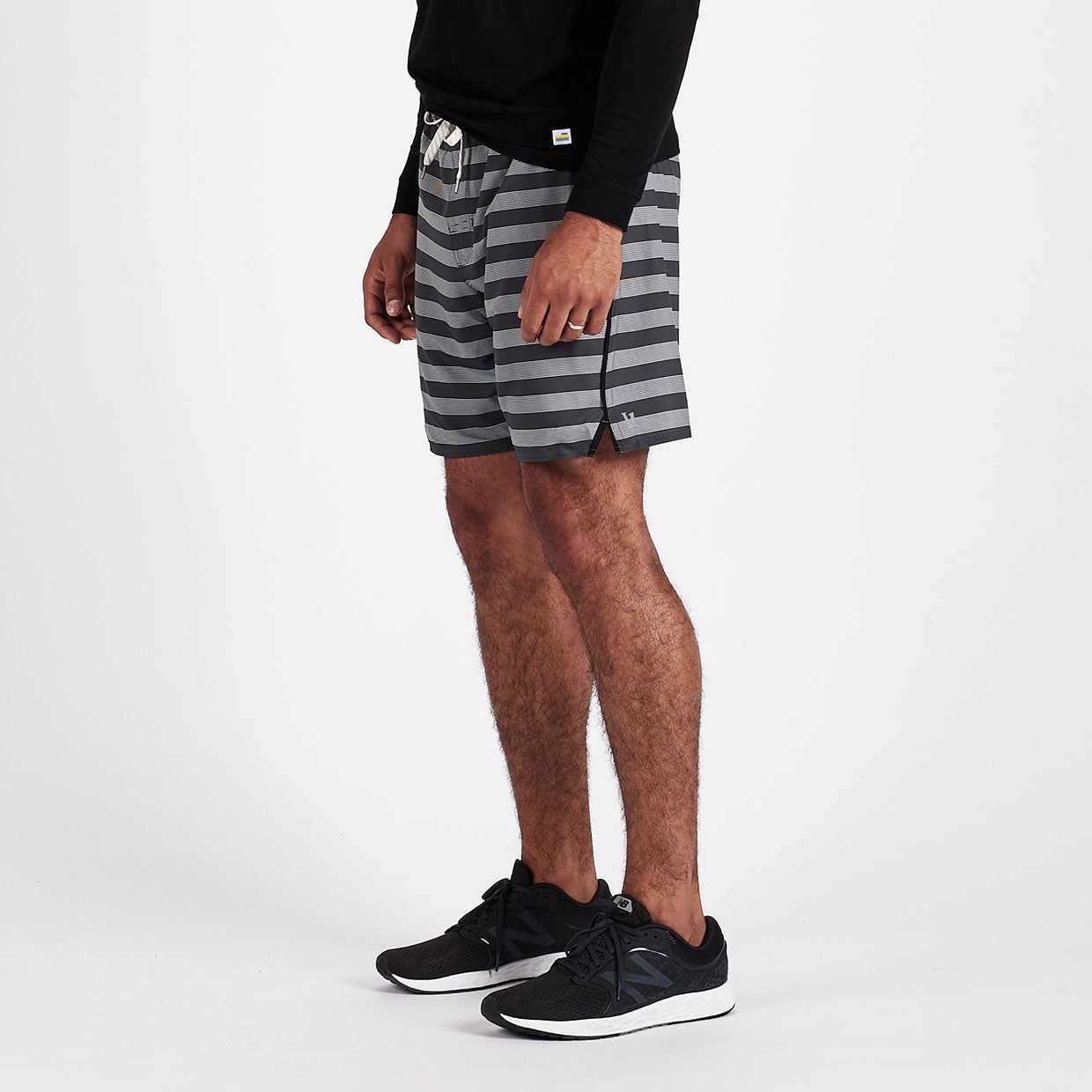 Trail Short | Charcoal Micro Stripe sold by Vuori product image thumbnail 3
