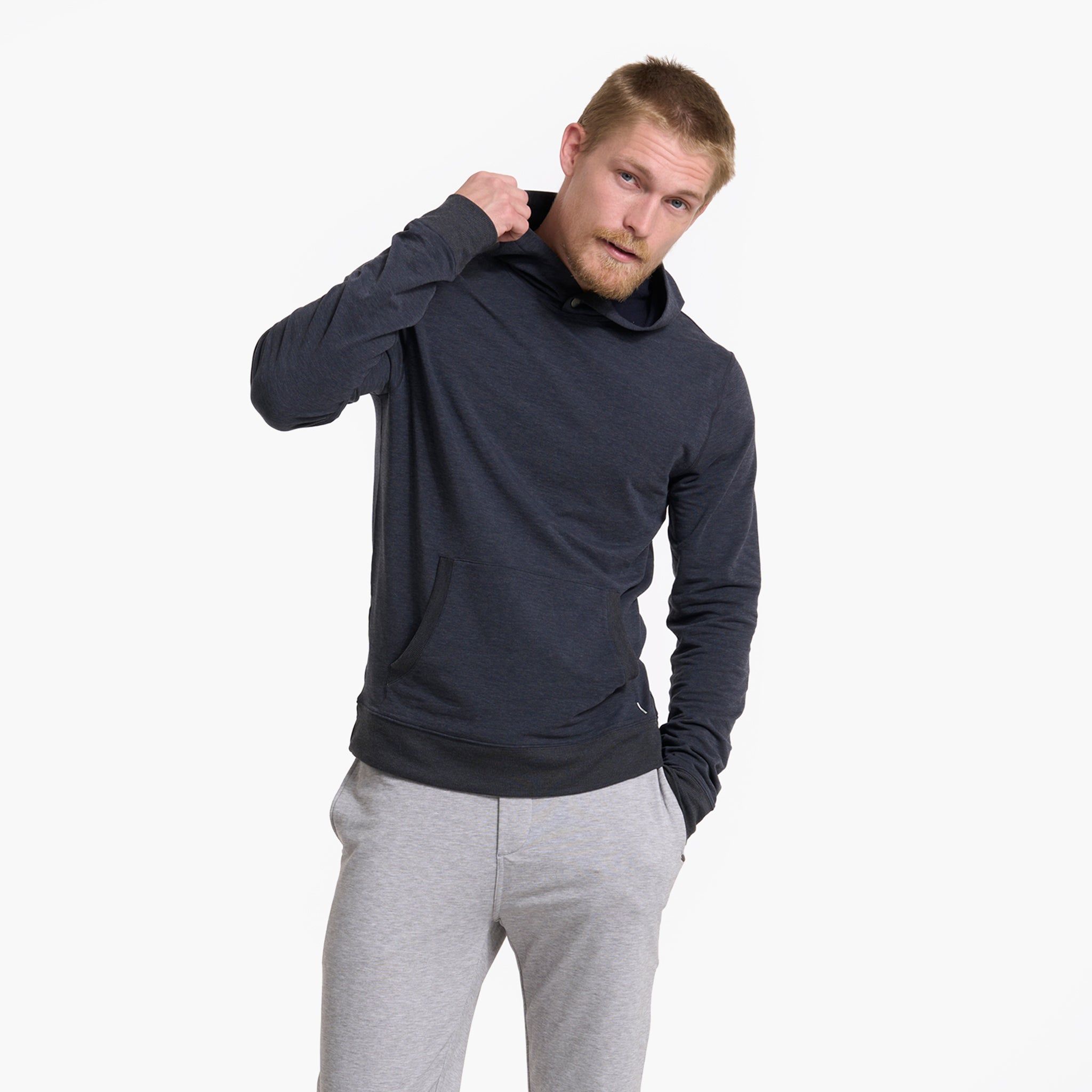 Austin Hoodie | Charcoal Heather sold by Vuori product image thumbnail 2
