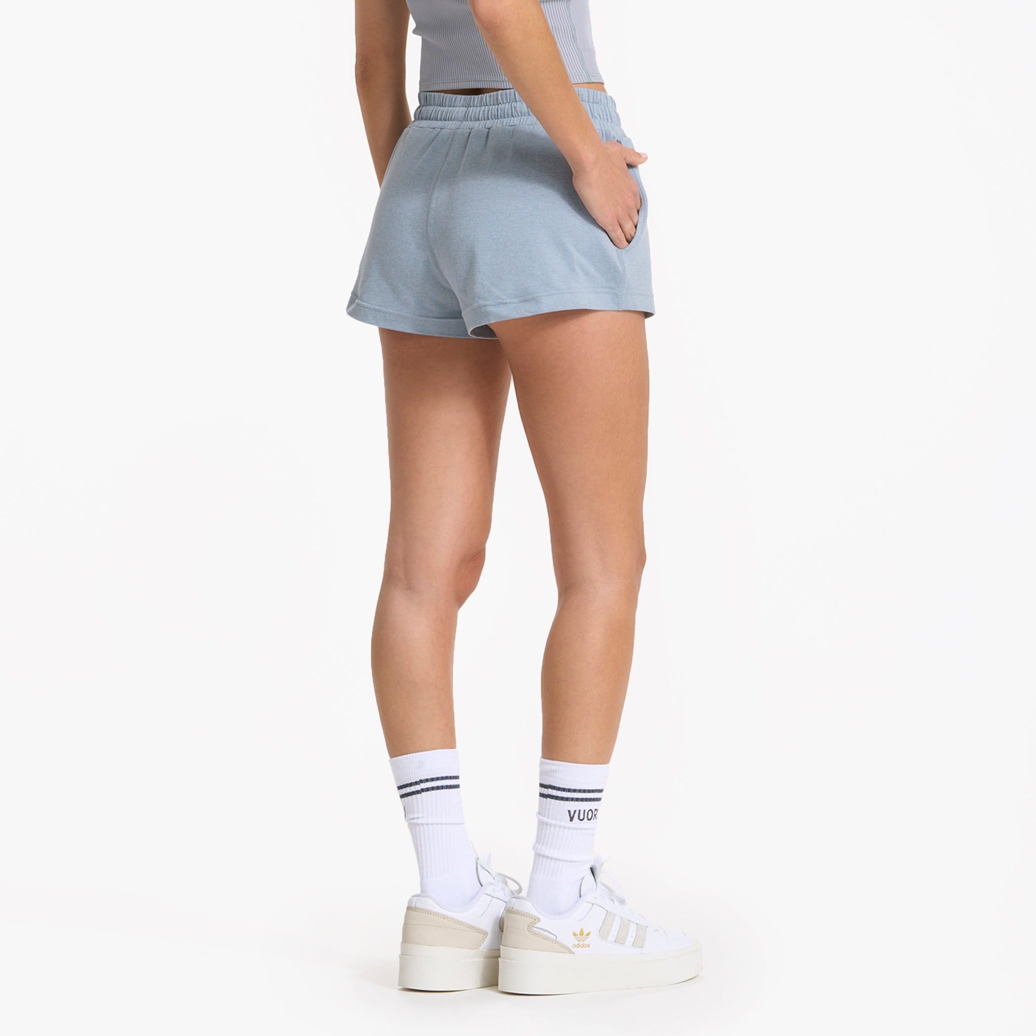 Halo Performance Short | Light Cloud Heather sold by Vuori product image thumbnail 4