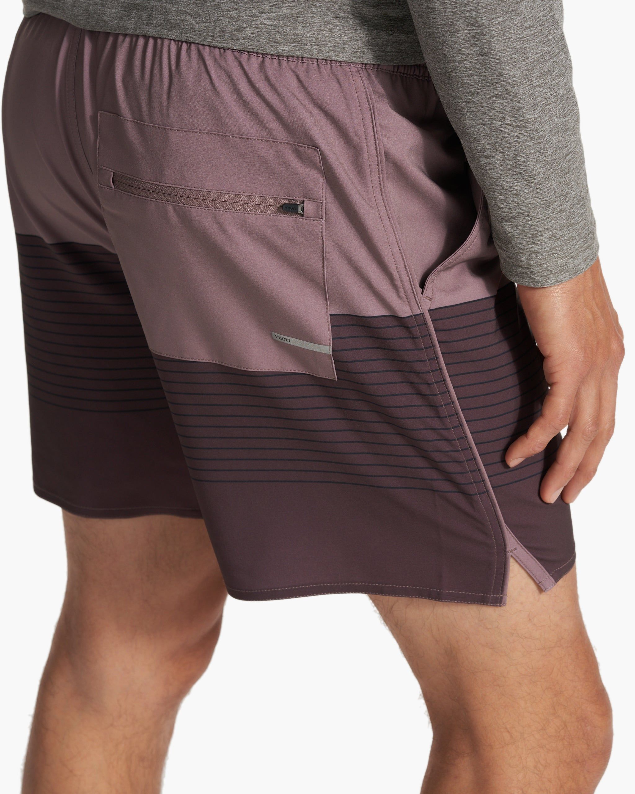 Trail Short | Mahogany Stripe sold by Vuori product image thumbnail 6