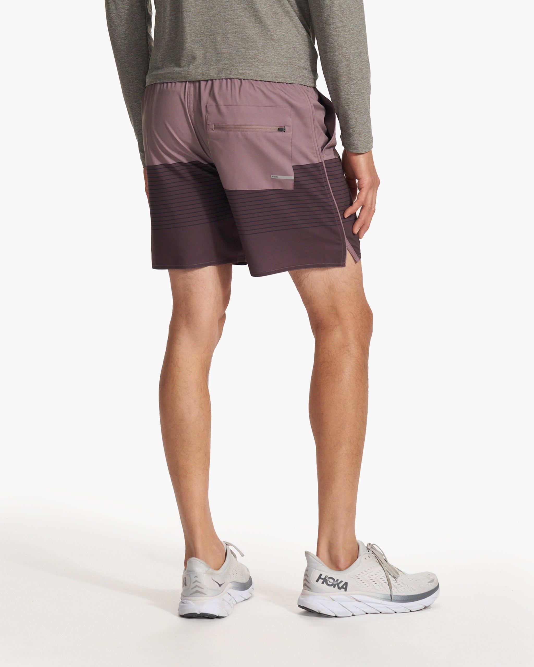 Trail Short | Mahogany Stripe sold by Vuori product image thumbnail 4