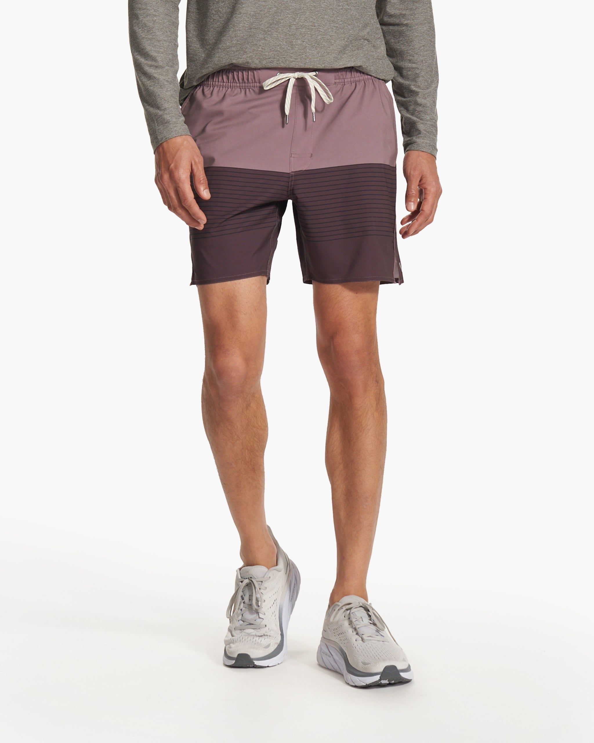 Trail Short | Mahogany Stripe sold by Vuori product image thumbnail 2