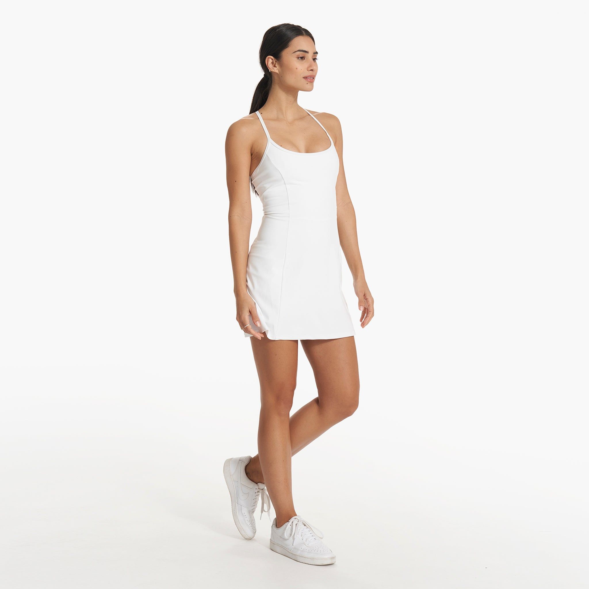 One Shot Tennis Dress | White | Parallel