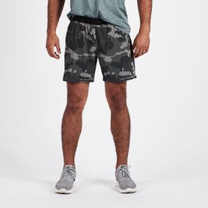 Rush Short | Grey Camo sold by Vuori
