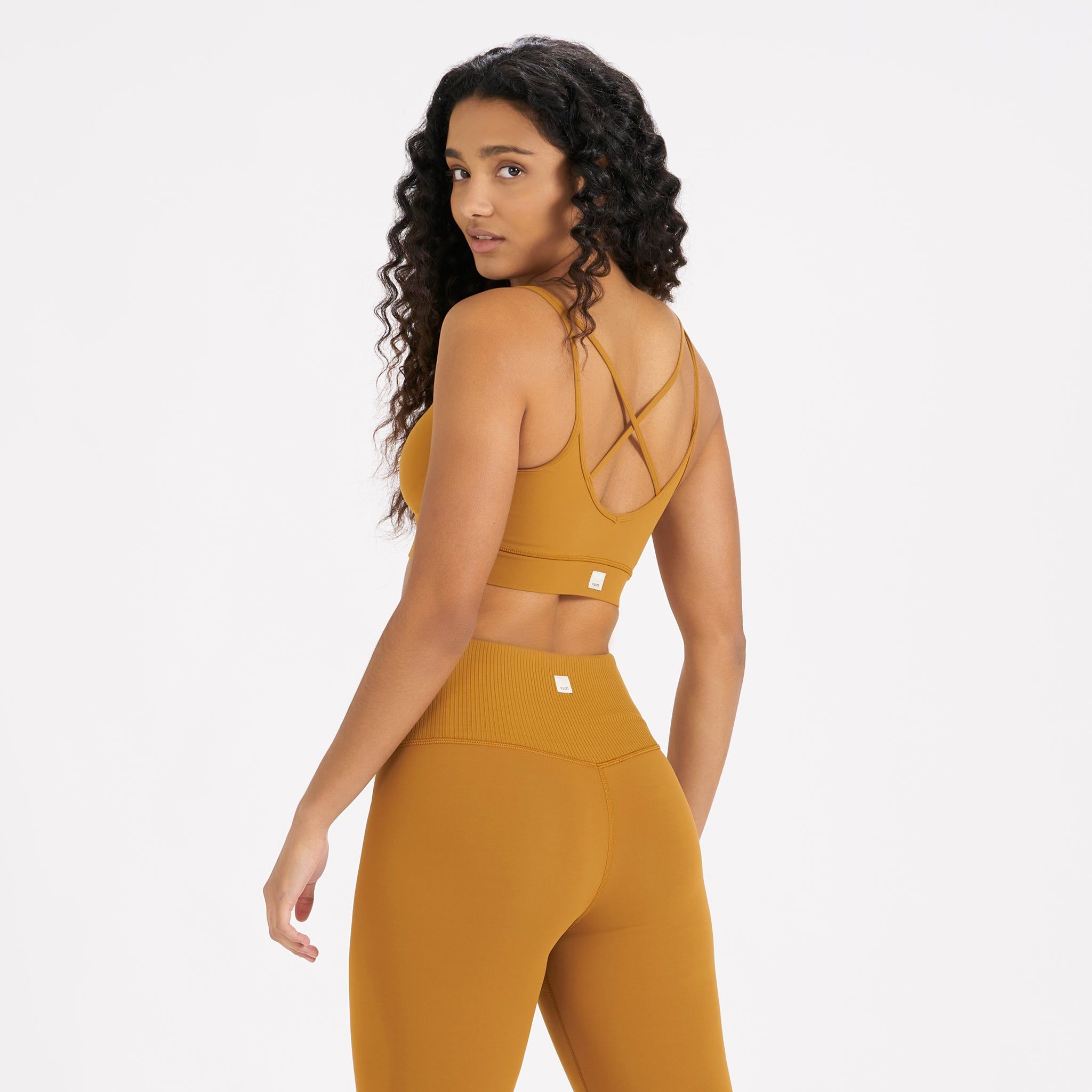 Mindset Bra | Dark Golden sold by Vuori product image thumbnail 3