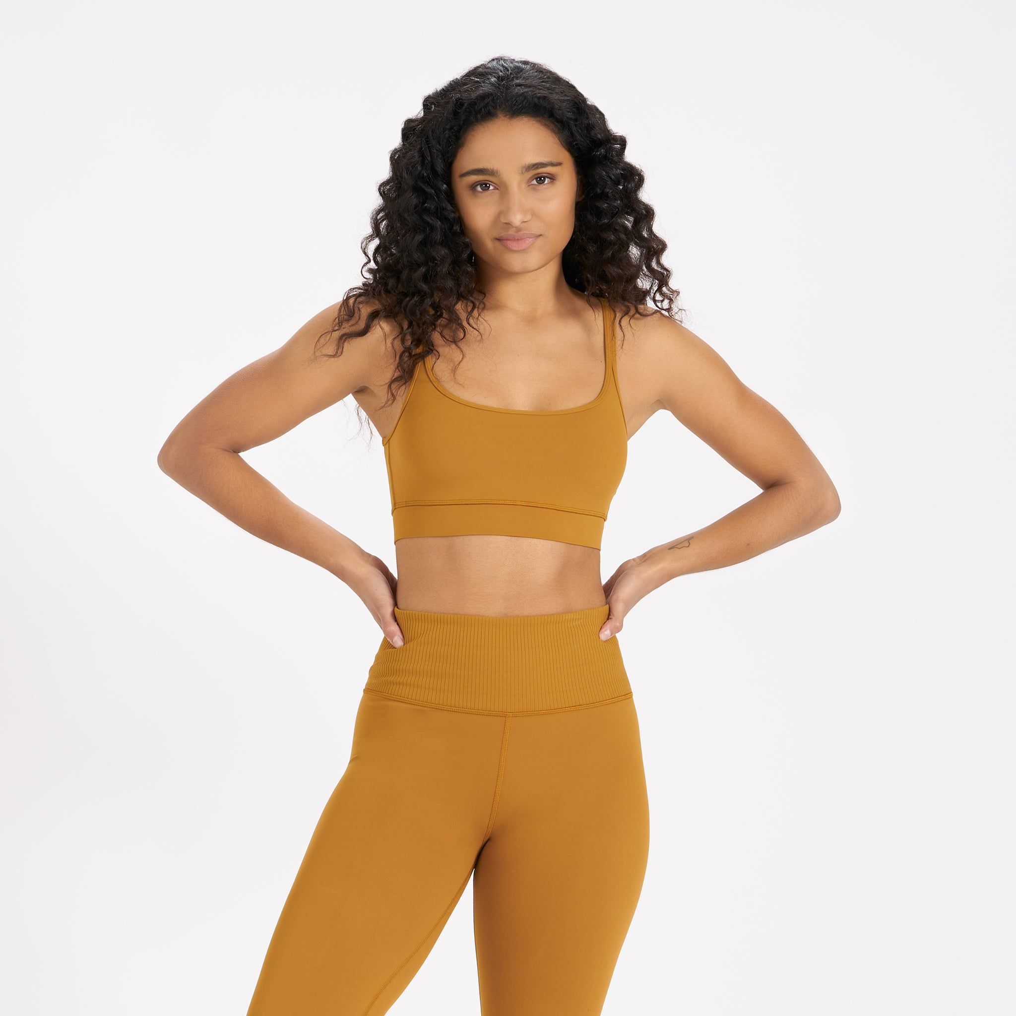 Mindset Bra | Dark Golden sold by Vuori