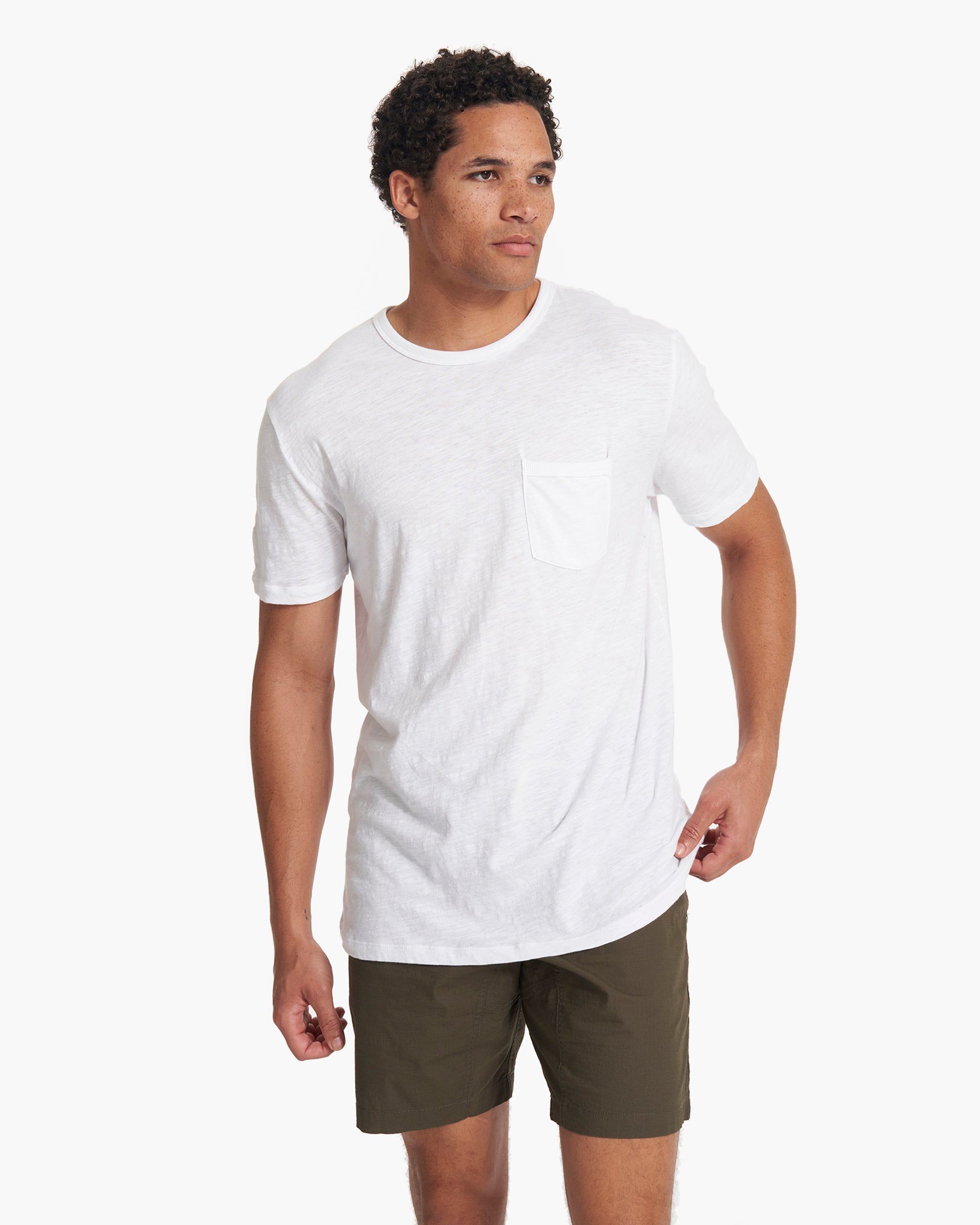 The Rise Tee | White sold by Vuori product image thumbnail 2
