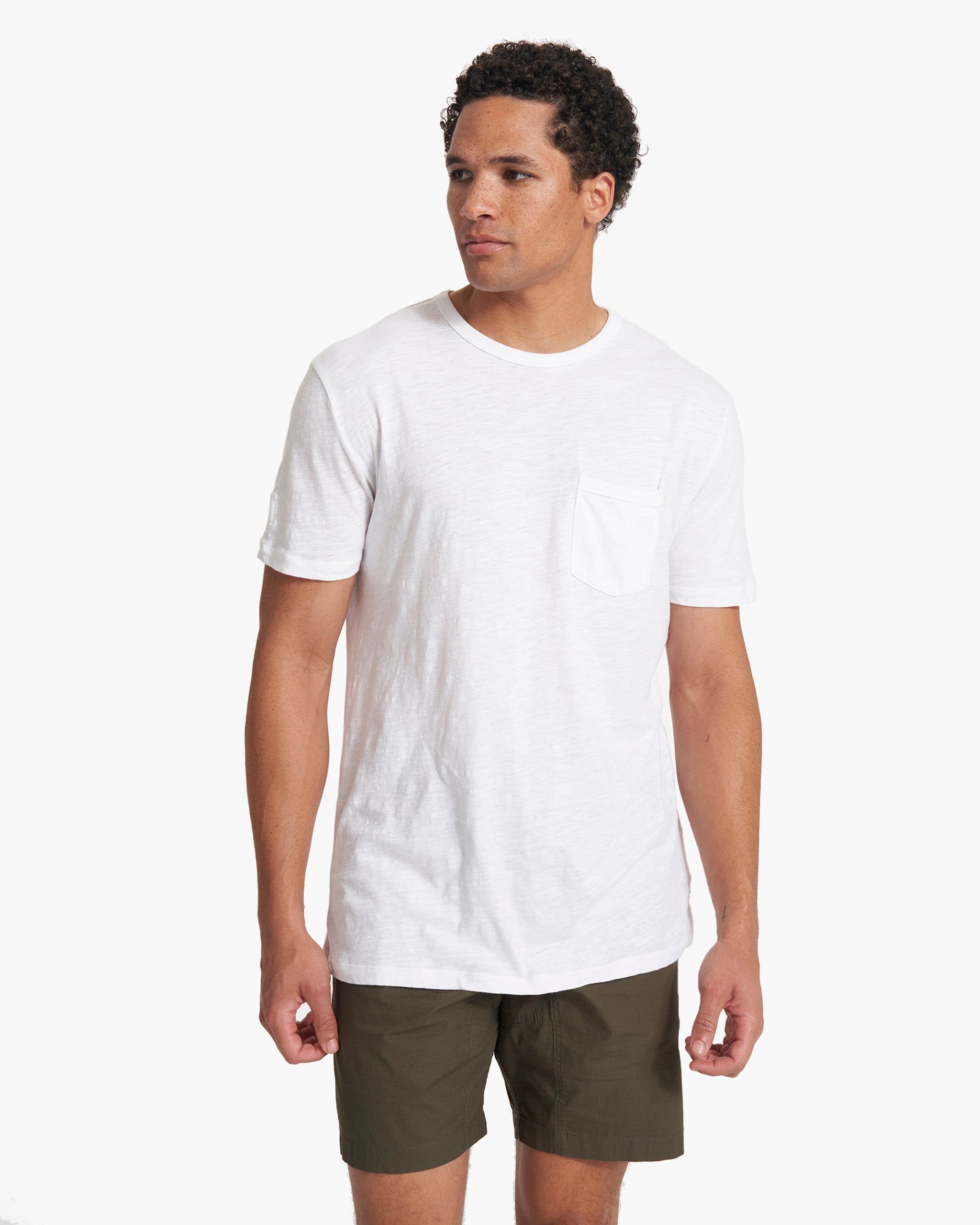 The Rise Tee | White sold by Vuori product image thumbnail 3