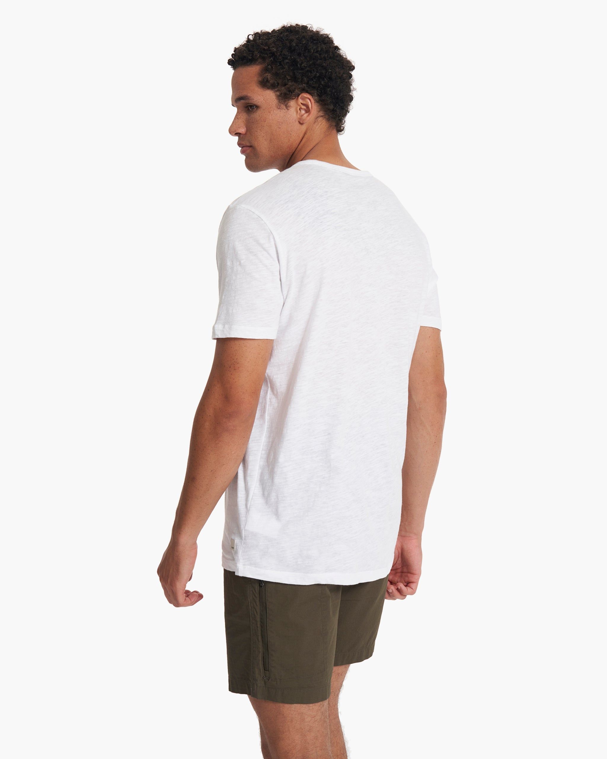 The Rise Tee | White sold by Vuori product image thumbnail 4