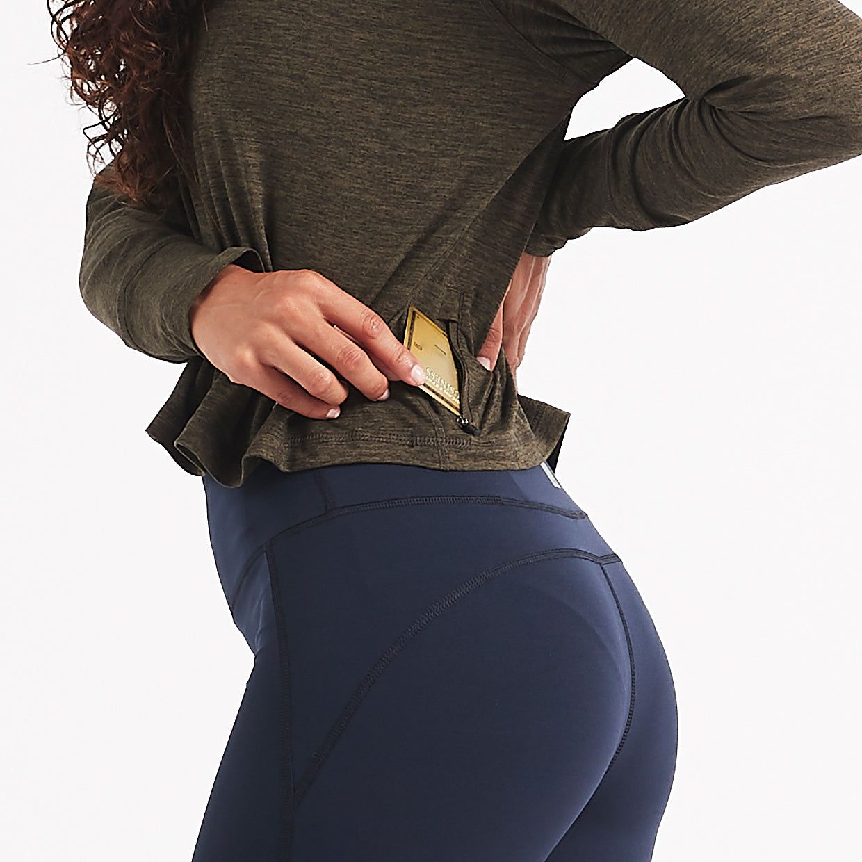 Crescent Half Zip | Evergreen Heather sold by Vuori product image thumbnail 5