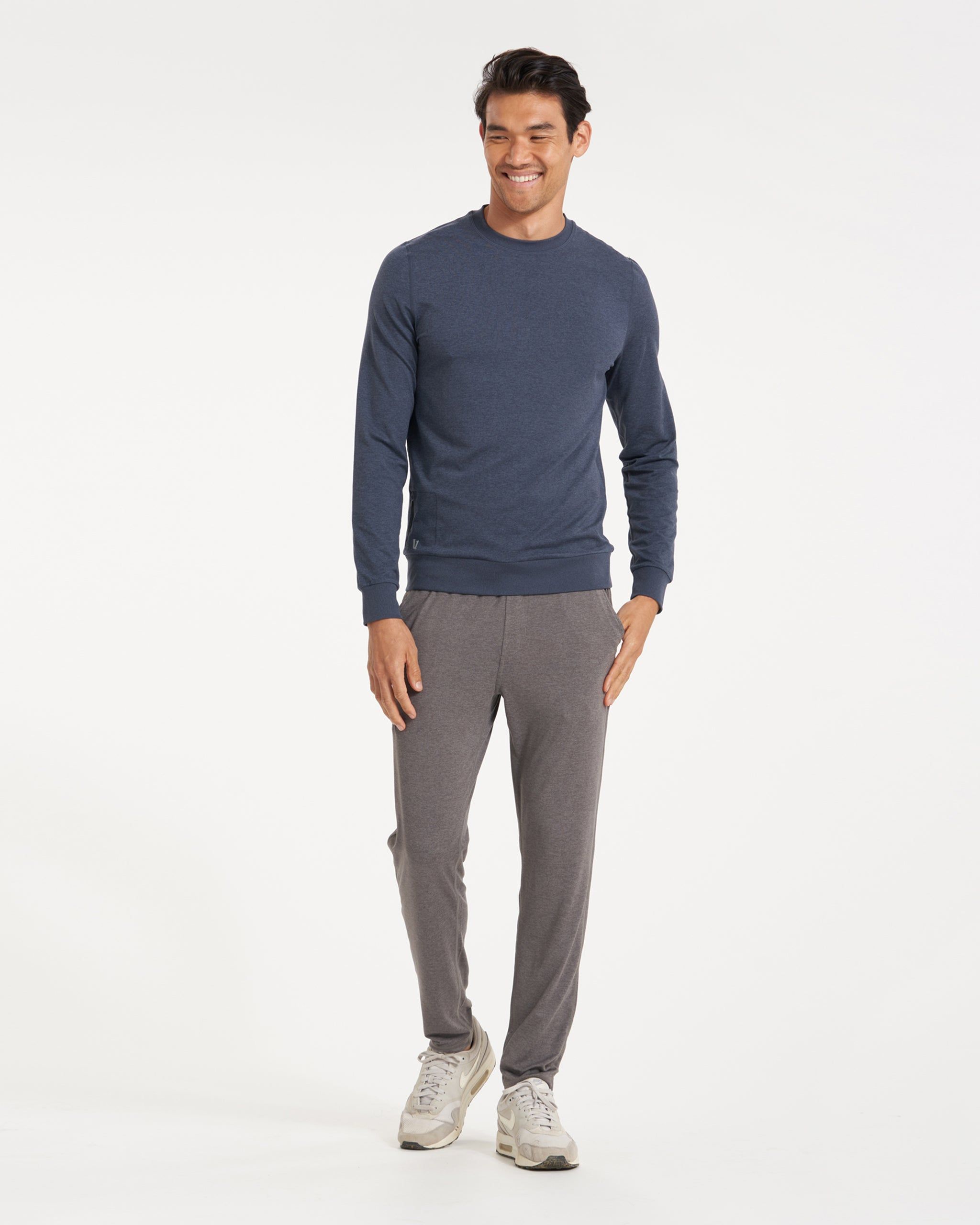 Ponto Performance Crew | Azure Heather sold by Vuori product image thumbnail 5